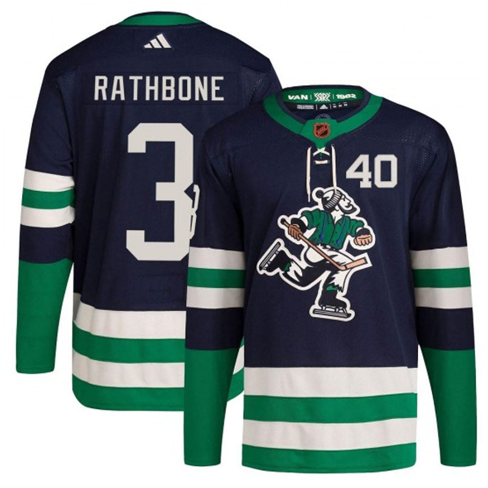 NHL Jack Rathbone Vancouver Canucks 3 Jersey