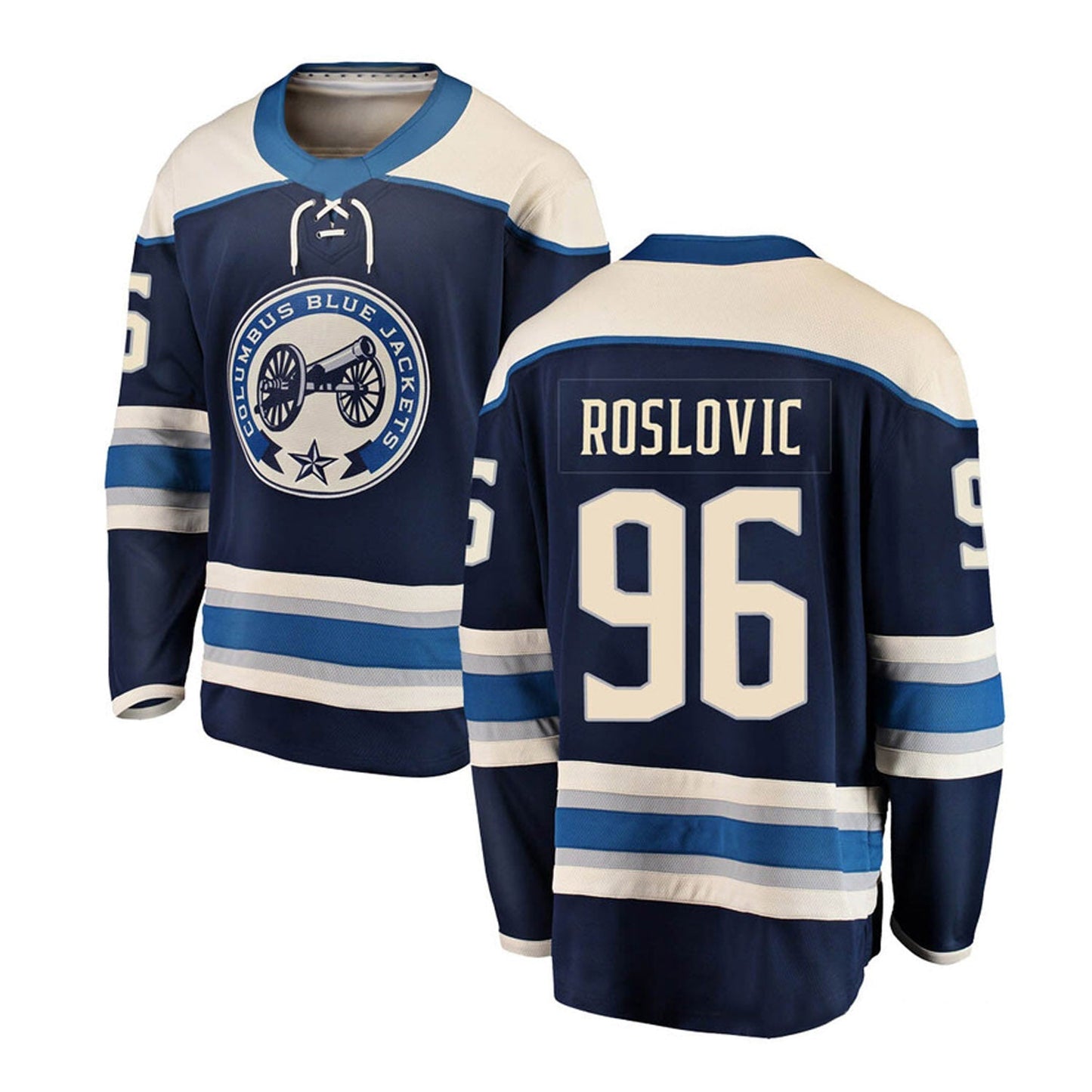 NHL Jack Roslovic Columbus Blue Jackets 96 Jersey