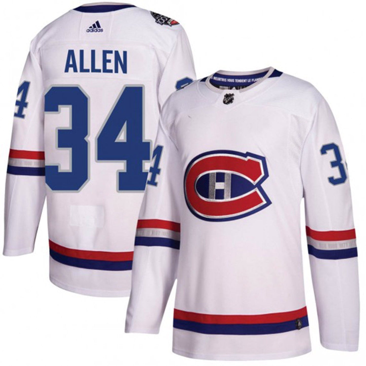 NHL Jake Allen Montreal Canadiens 34 Jersey