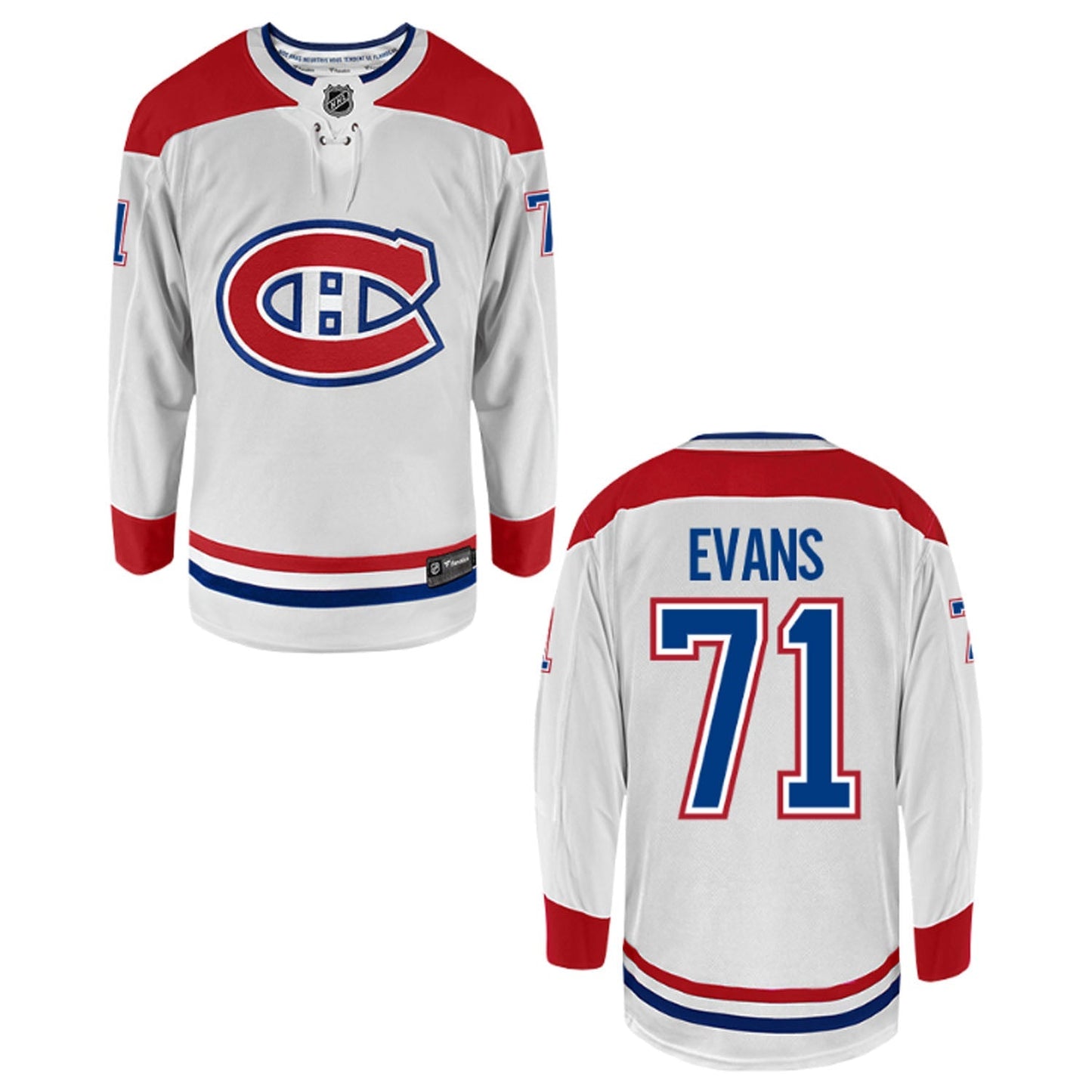 NHL Jake Evans Montreal Canadiens 71 Jersey