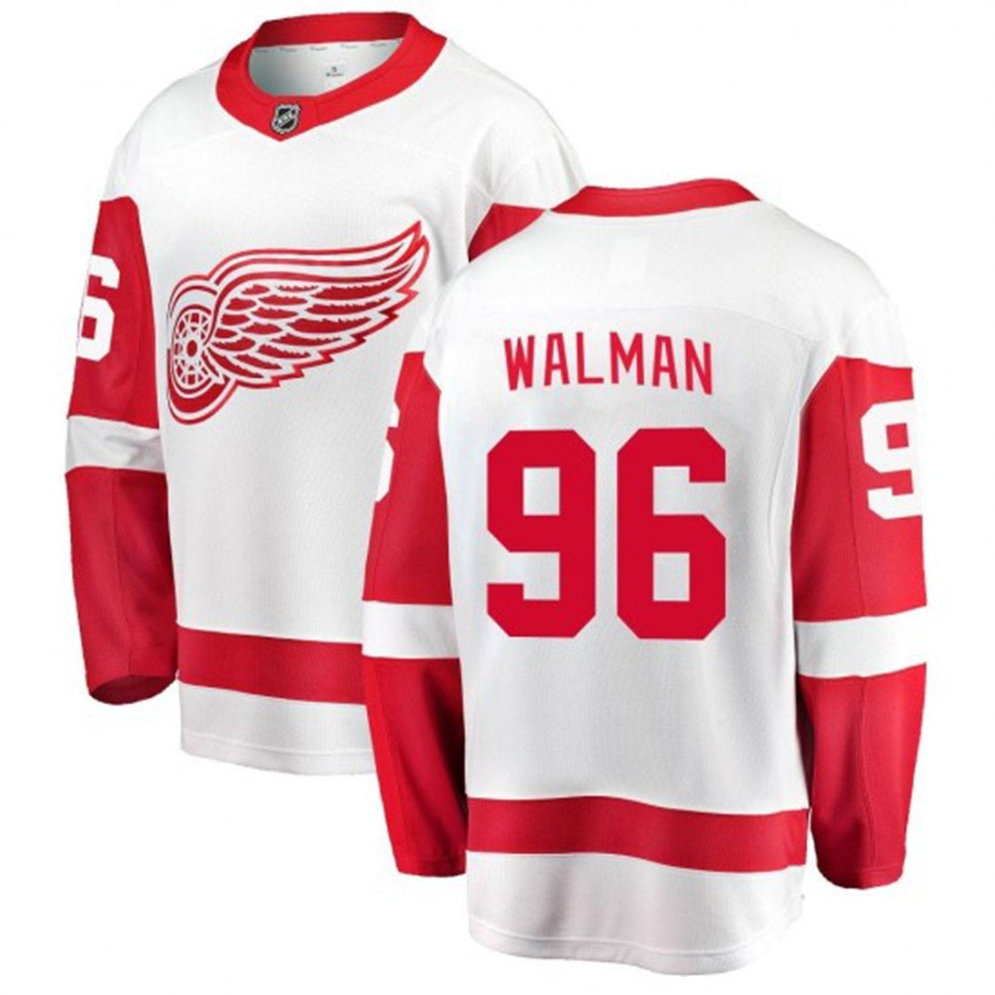 NHL Jake Walman Detroit Red Wings 96 Jersey