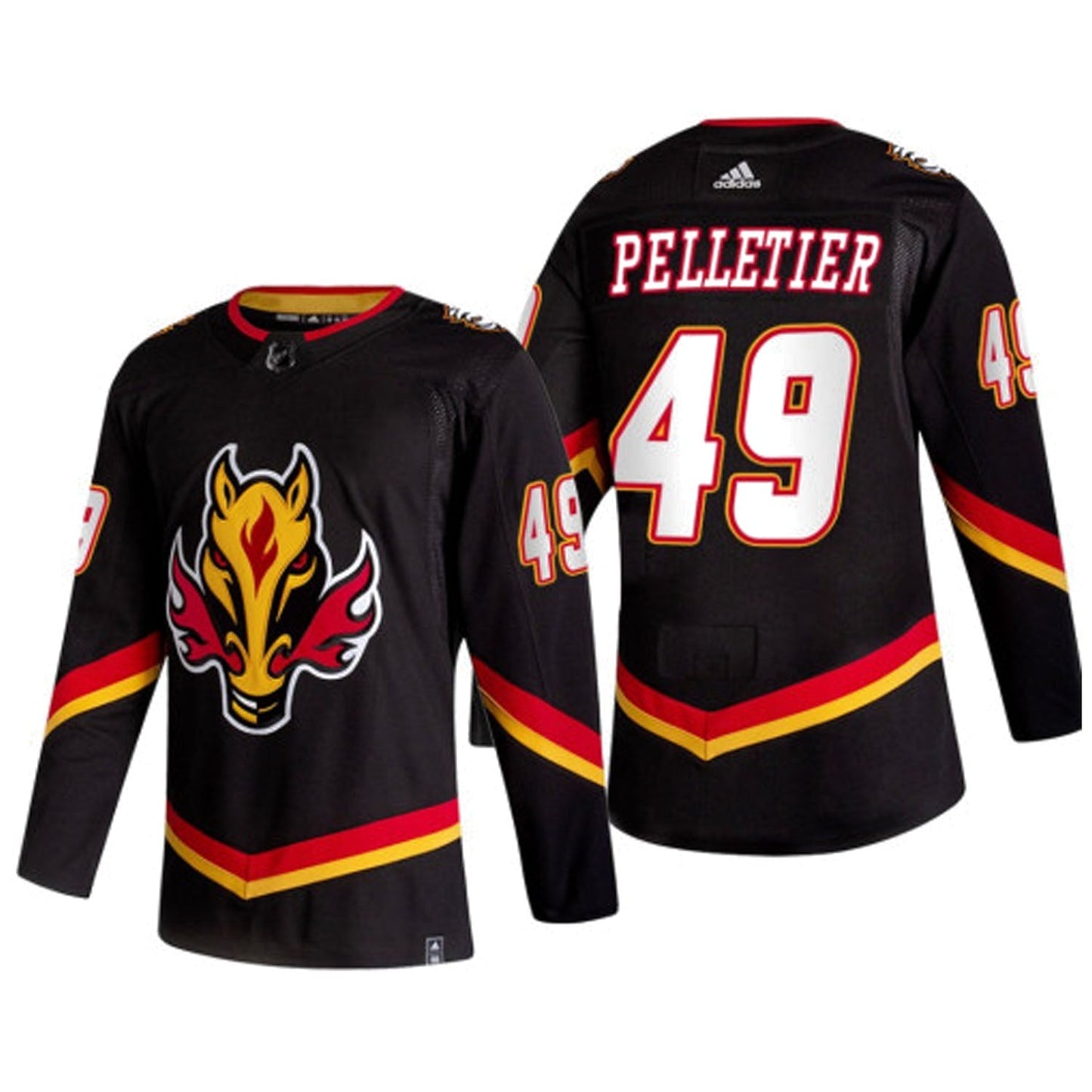 NHL Jakob Pelletier Calgary Flames 49 Jersey