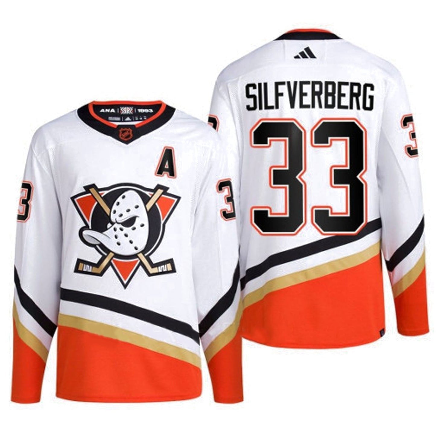 NHL Jakob Silfverberg Anaheim Ducks 33 Jersey