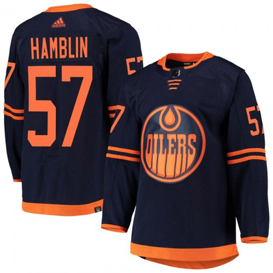 NHL James Hamblin Edmonton Oilers 57 Jersey