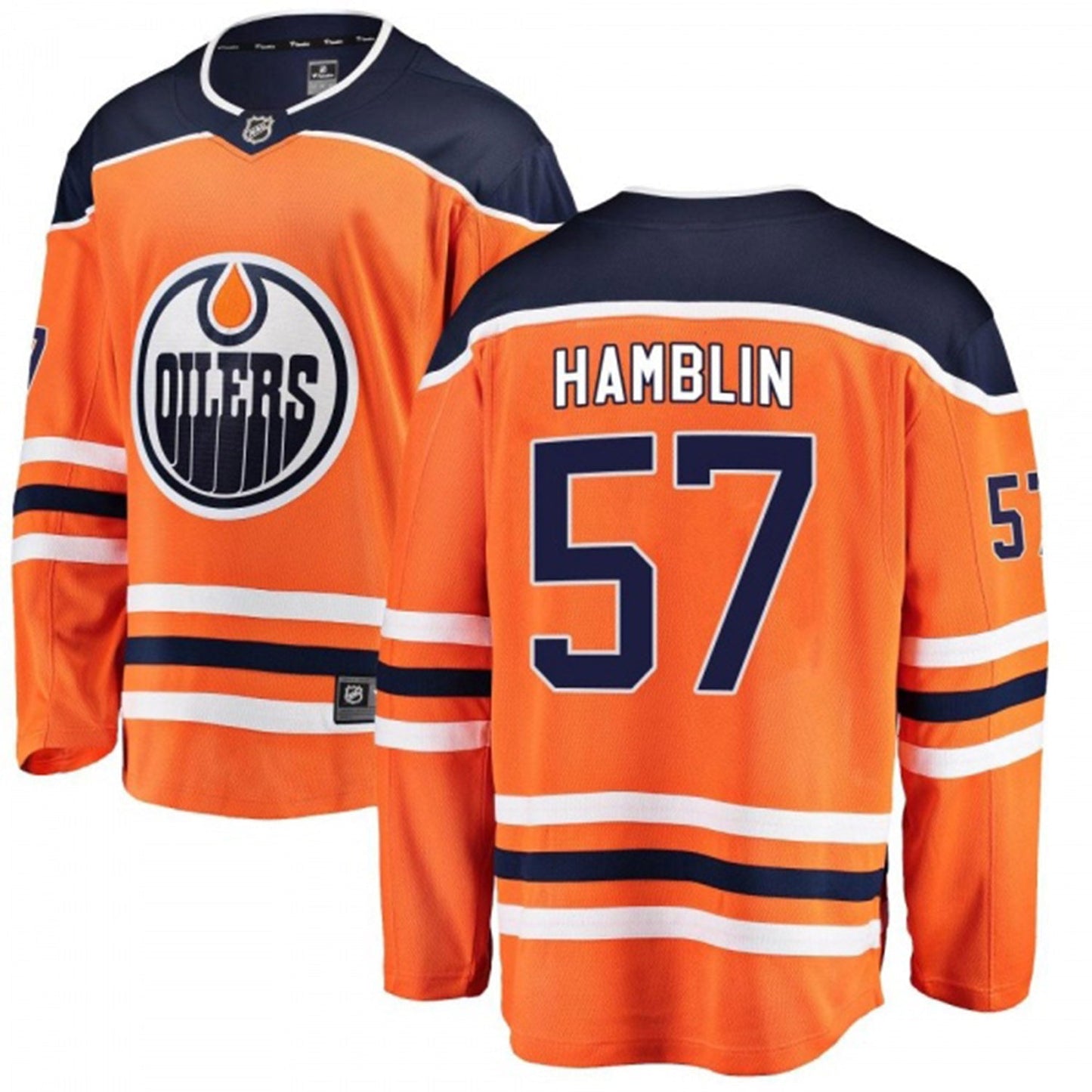 NHL James Hamblin Edmonton Oilers 57 Jersey