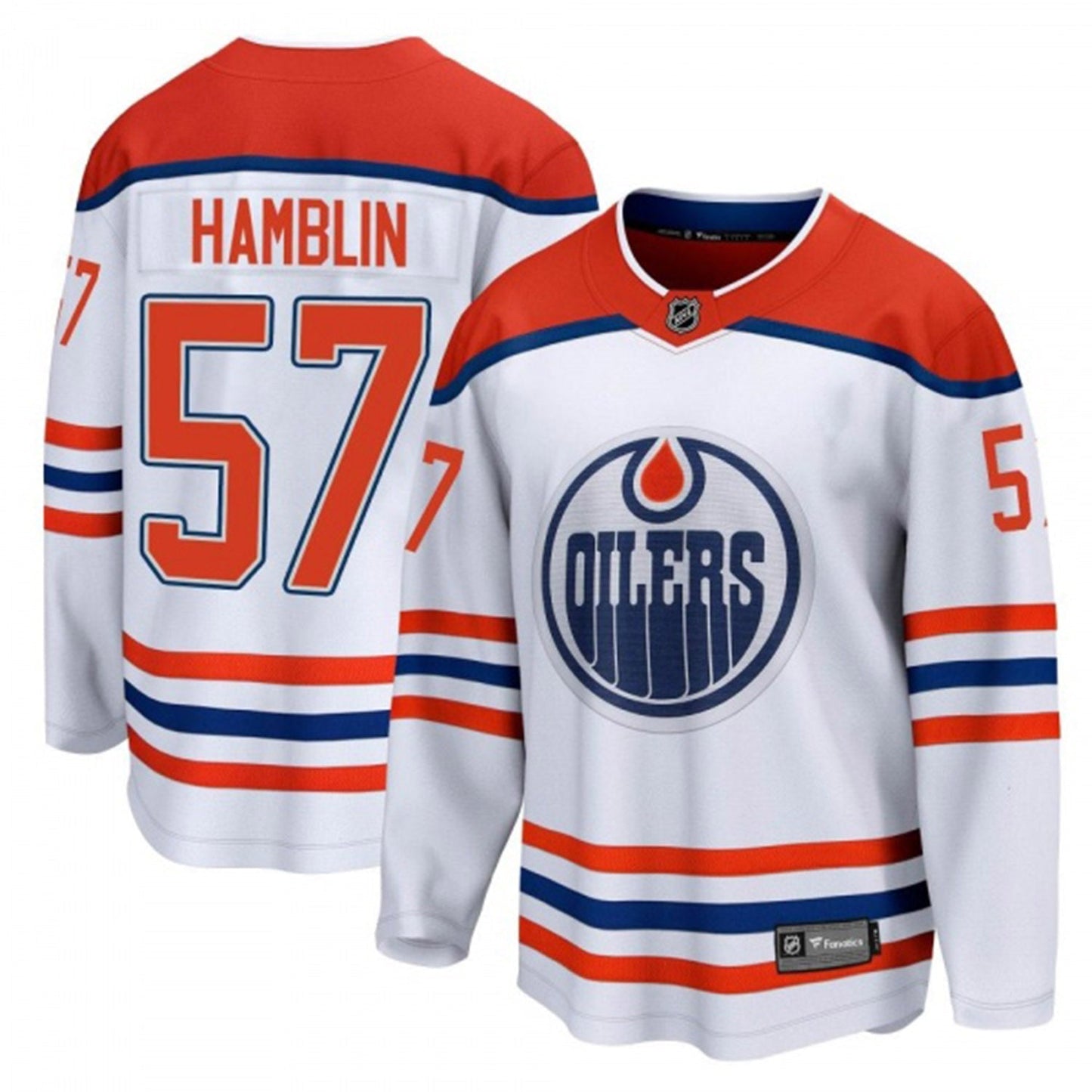 NHL James Hamblin Edmonton Oilers 57 Jersey