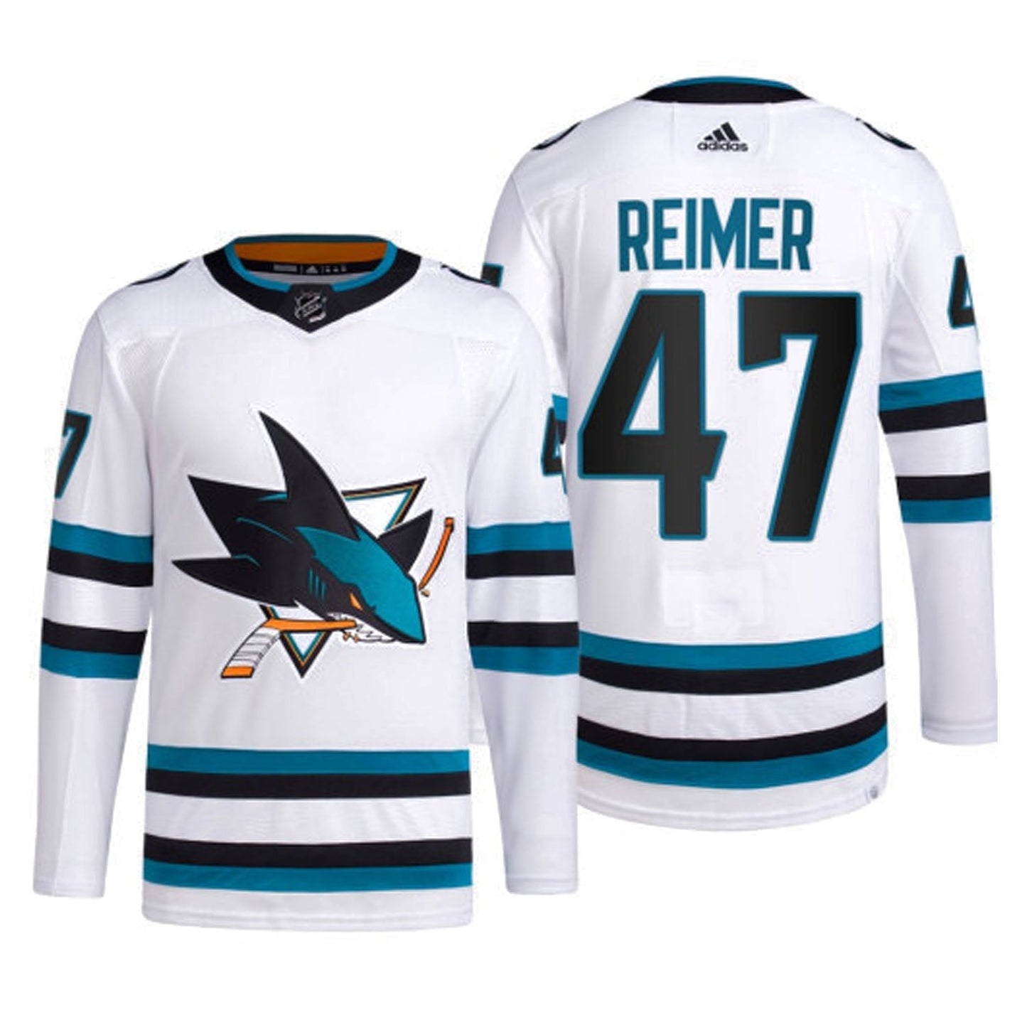 NHL James Reimer San Jose Sharks 47 Jersey
