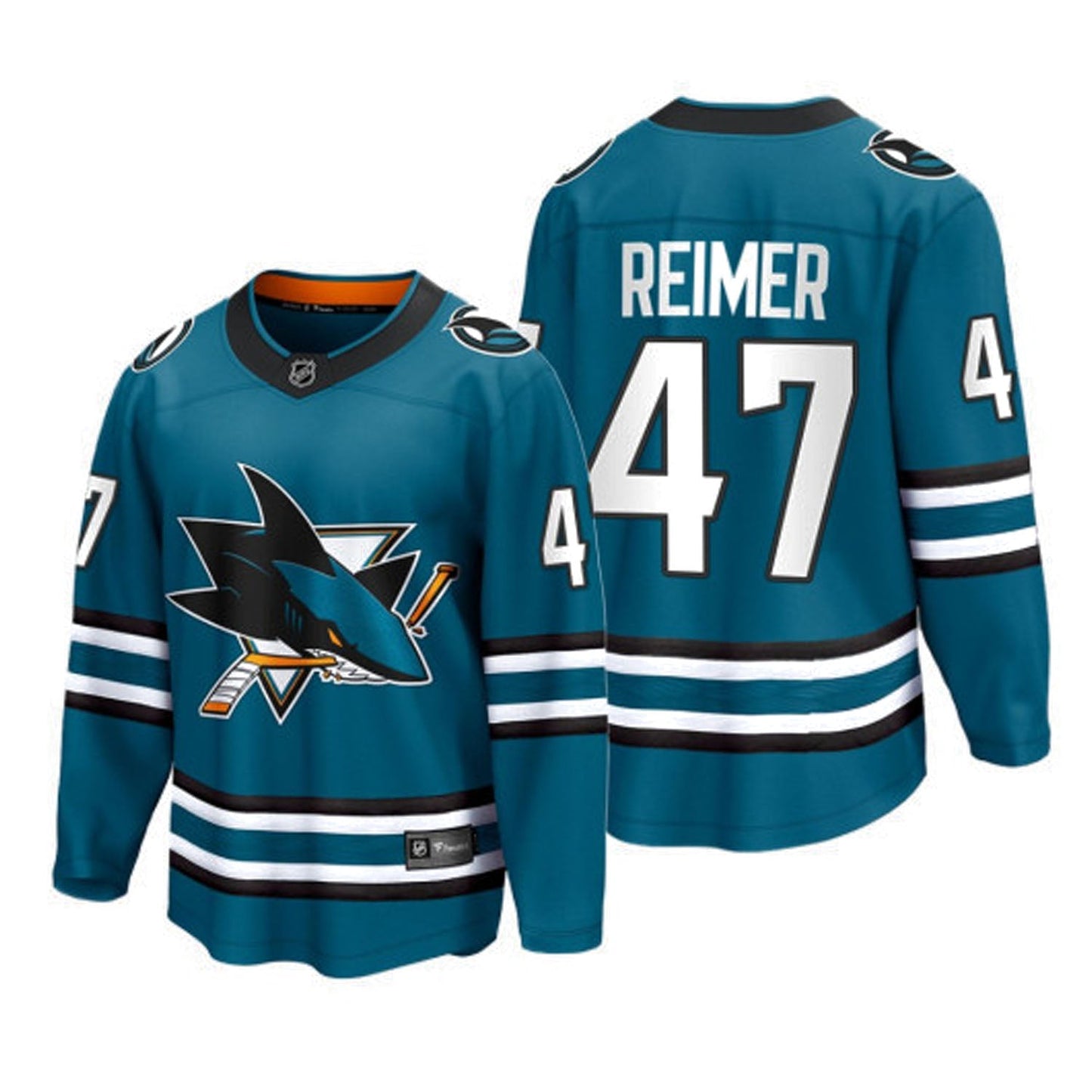 NHL James Reimer San Jose Sharks 47 Jersey