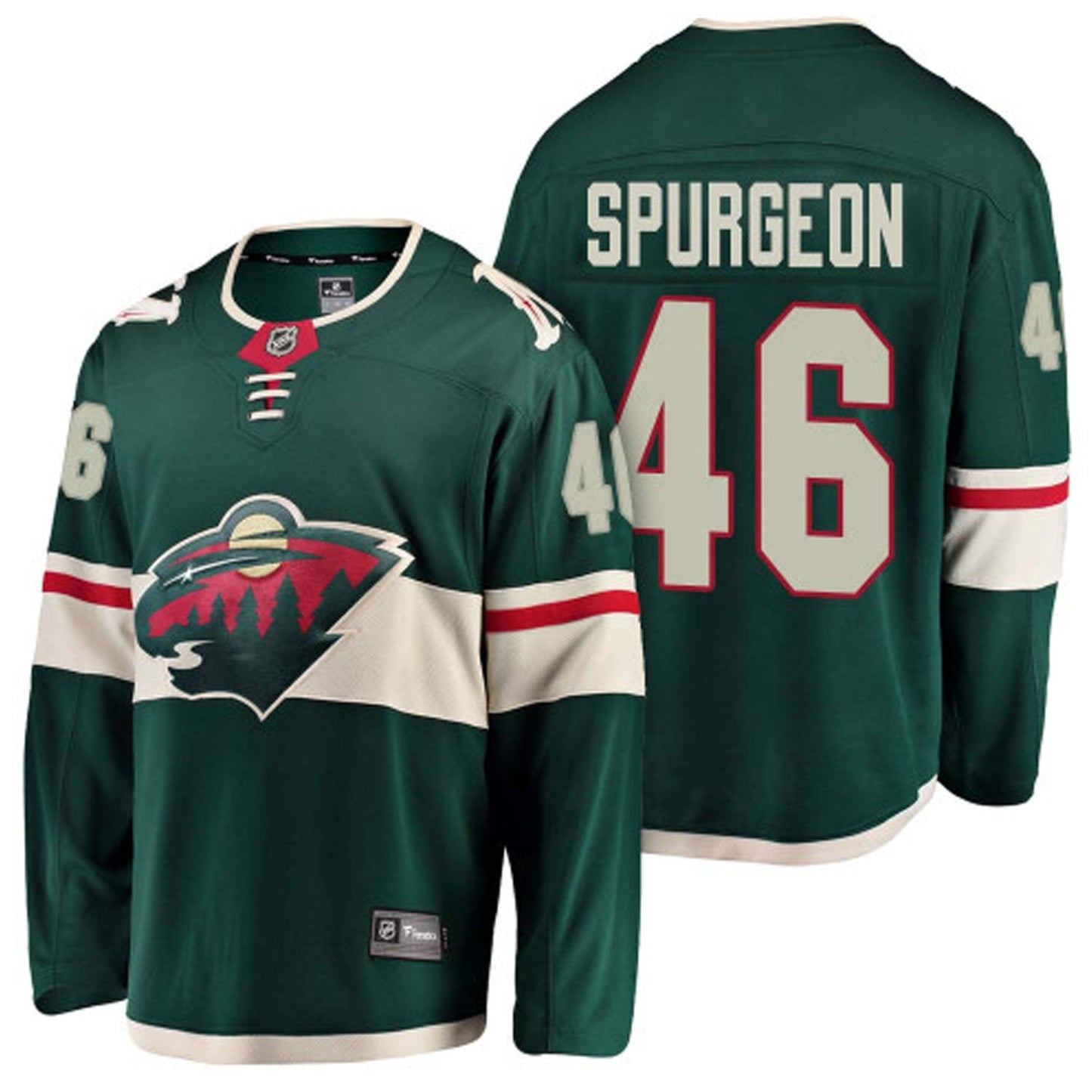 NHL Jared Spurgeon Minnesota Wild 46 Jersey