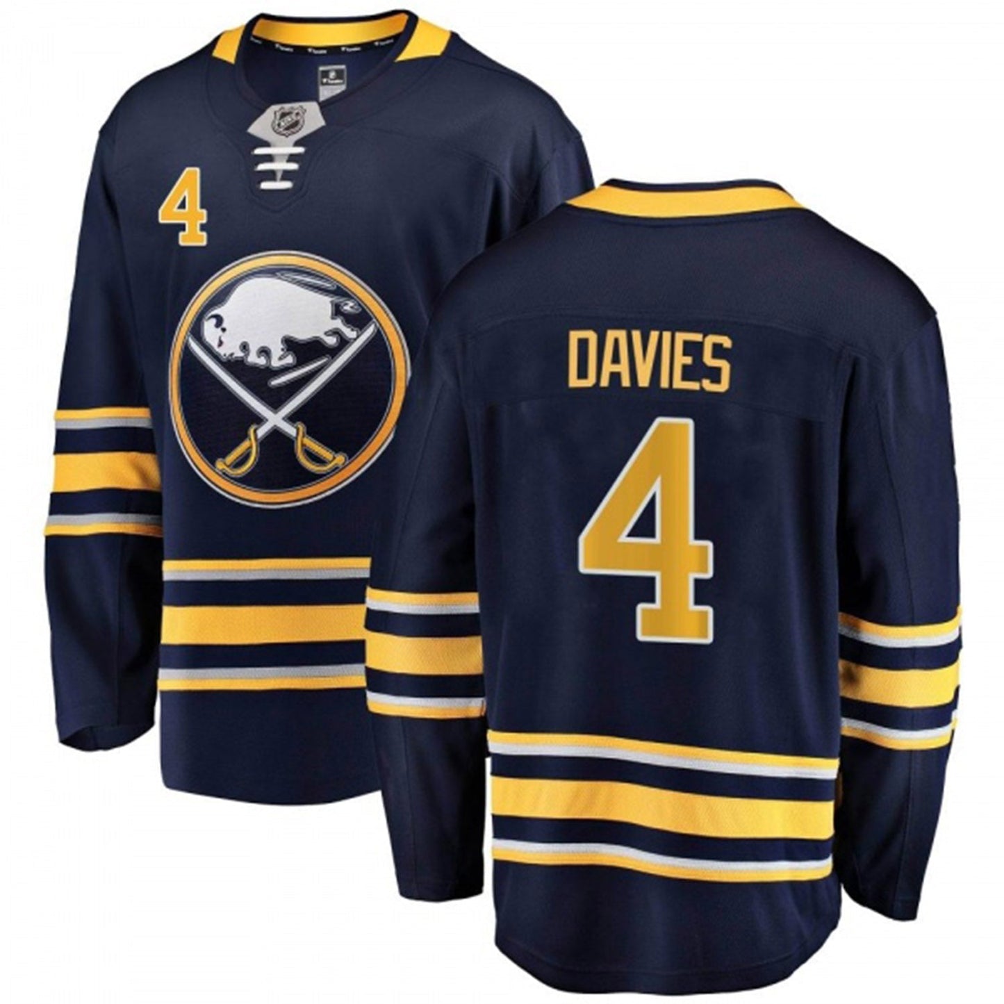 NHL Jeremy Davies Buffalo Sabres 4 Jersey