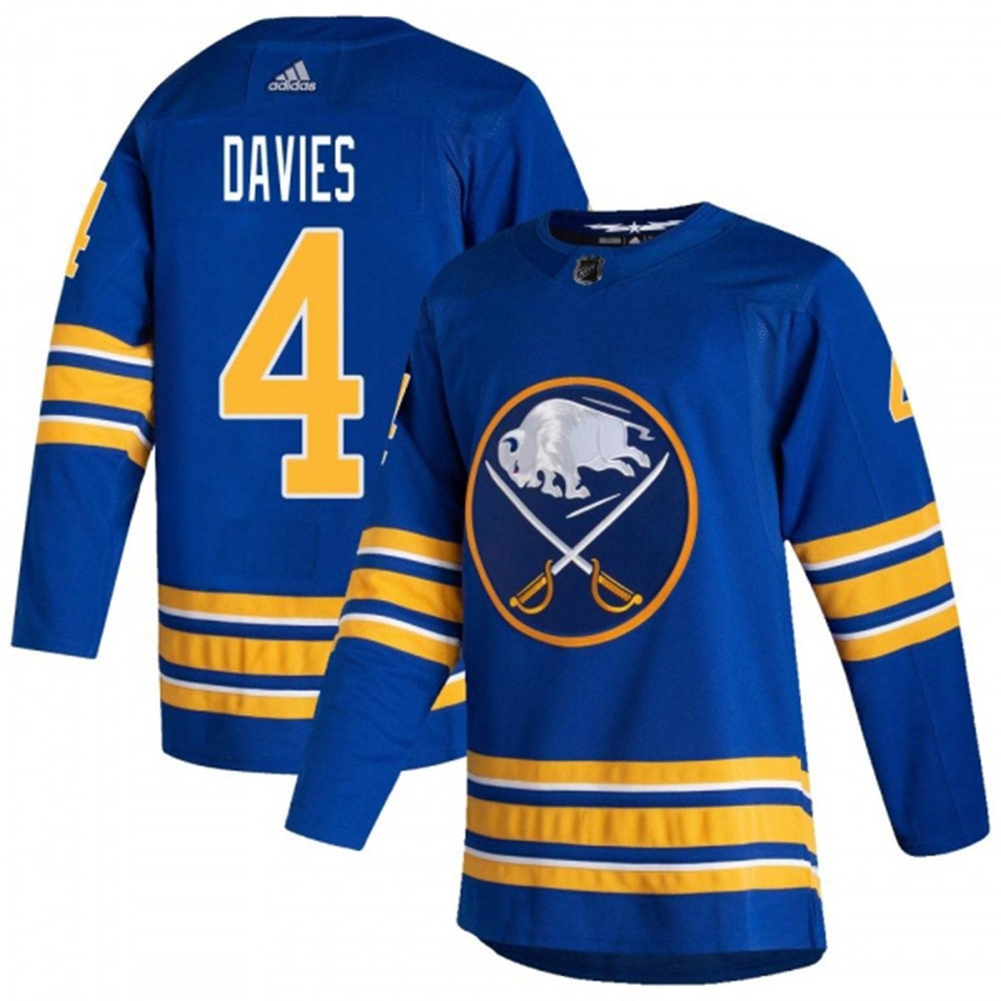 NHL Jeremy Davies Buffalo Sabres 4 Jersey