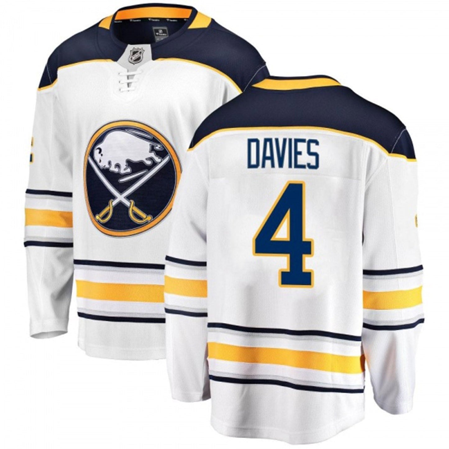 NHL Jeremy Davies Buffalo Sabres 4 Jersey