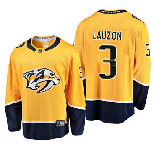 NHL Jeremy Lauzon Nashville Predators 3 Jersey