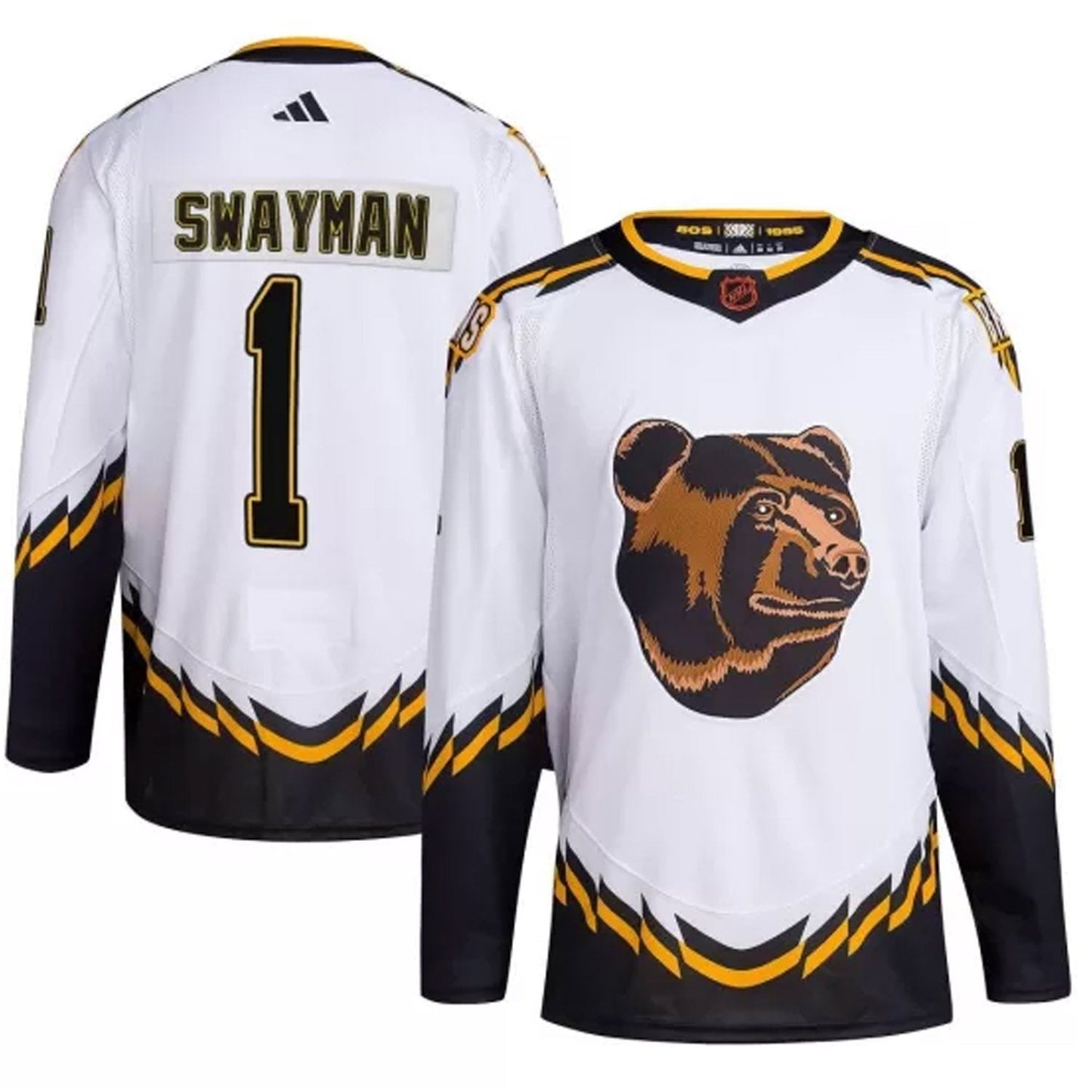 NHL Jeremy Swayman Boston Bruins 1 Jersey