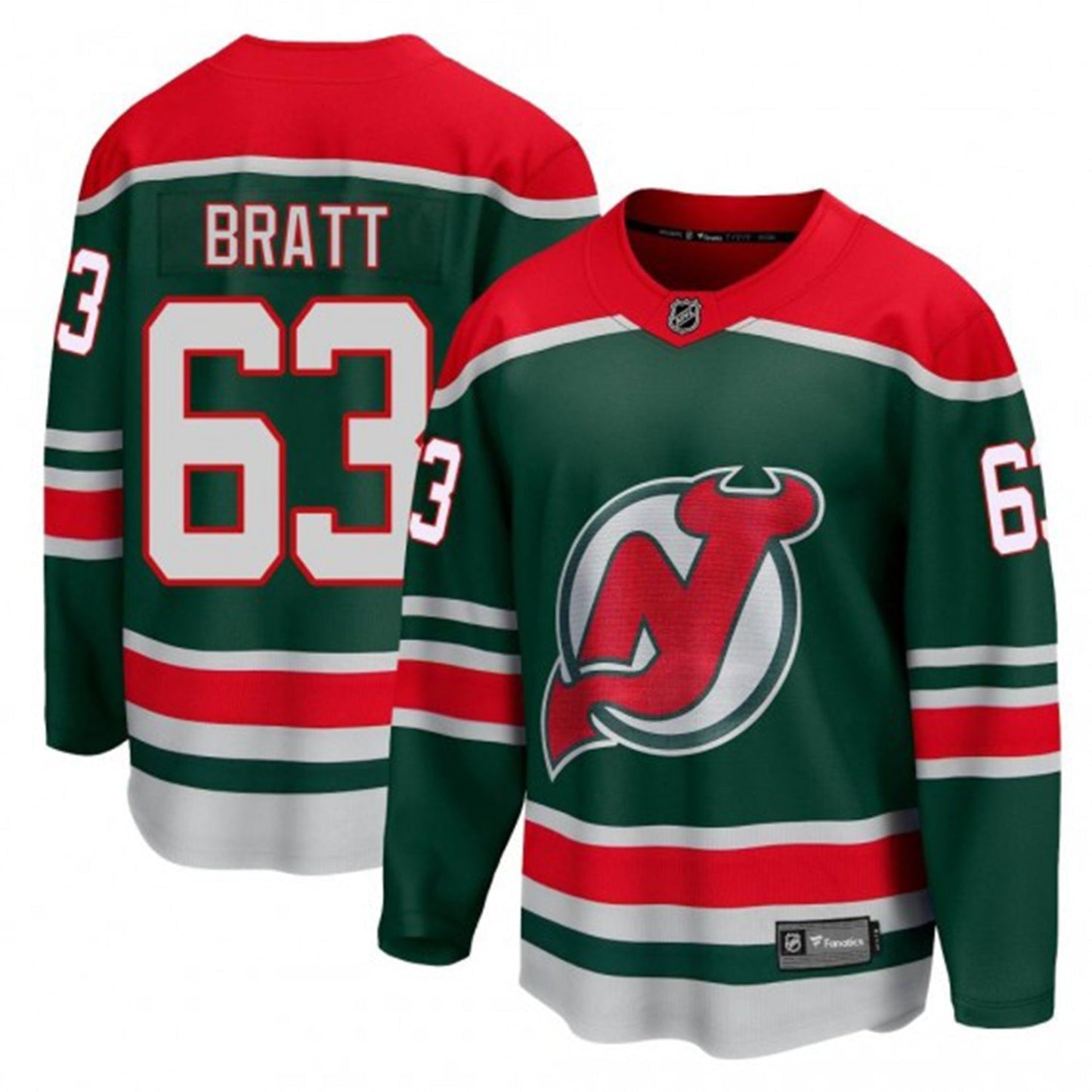 NHL Jesper Bratt New Jersey Devils 63 Jersey