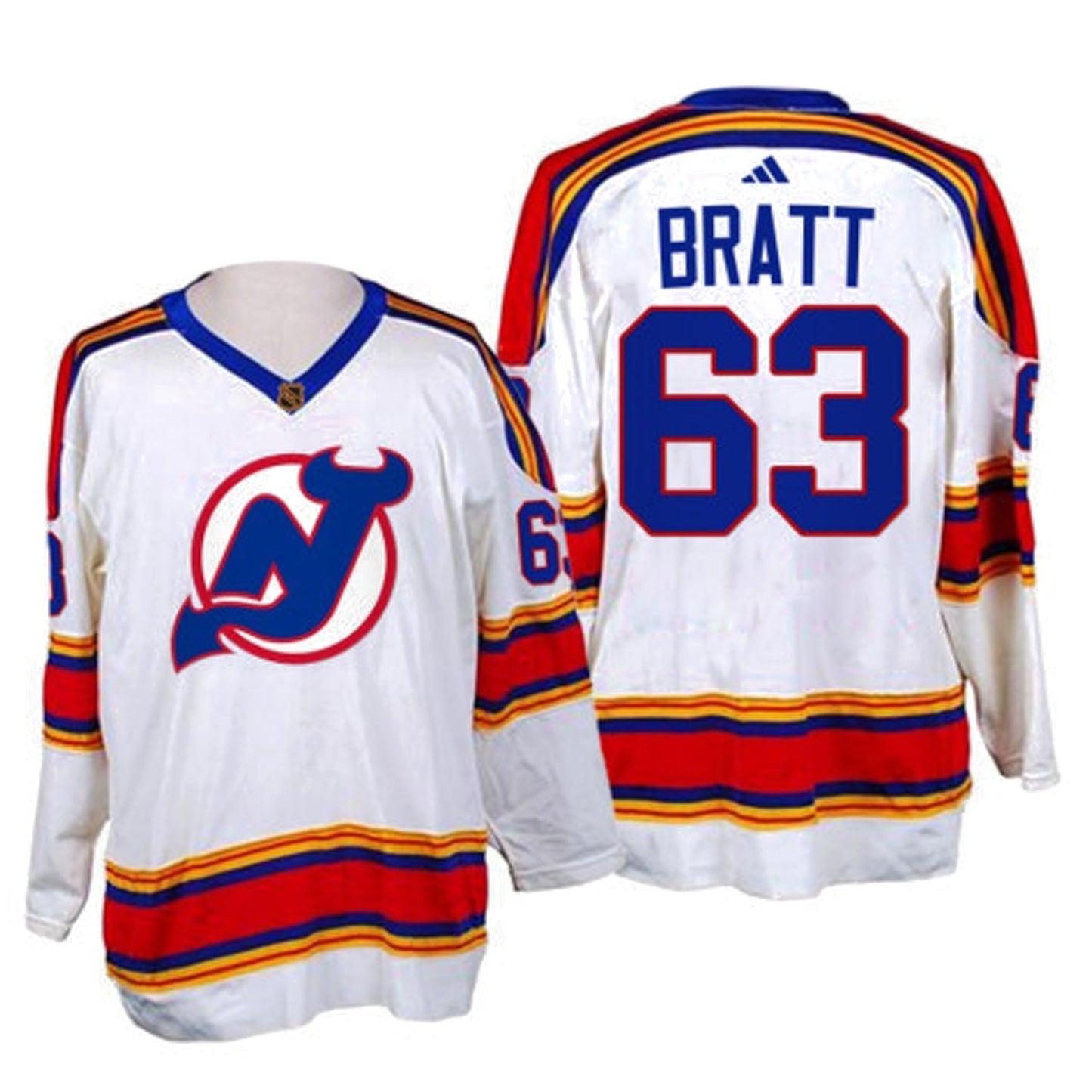 NHL Jesper Bratt New Jersey Devils 63 Jersey