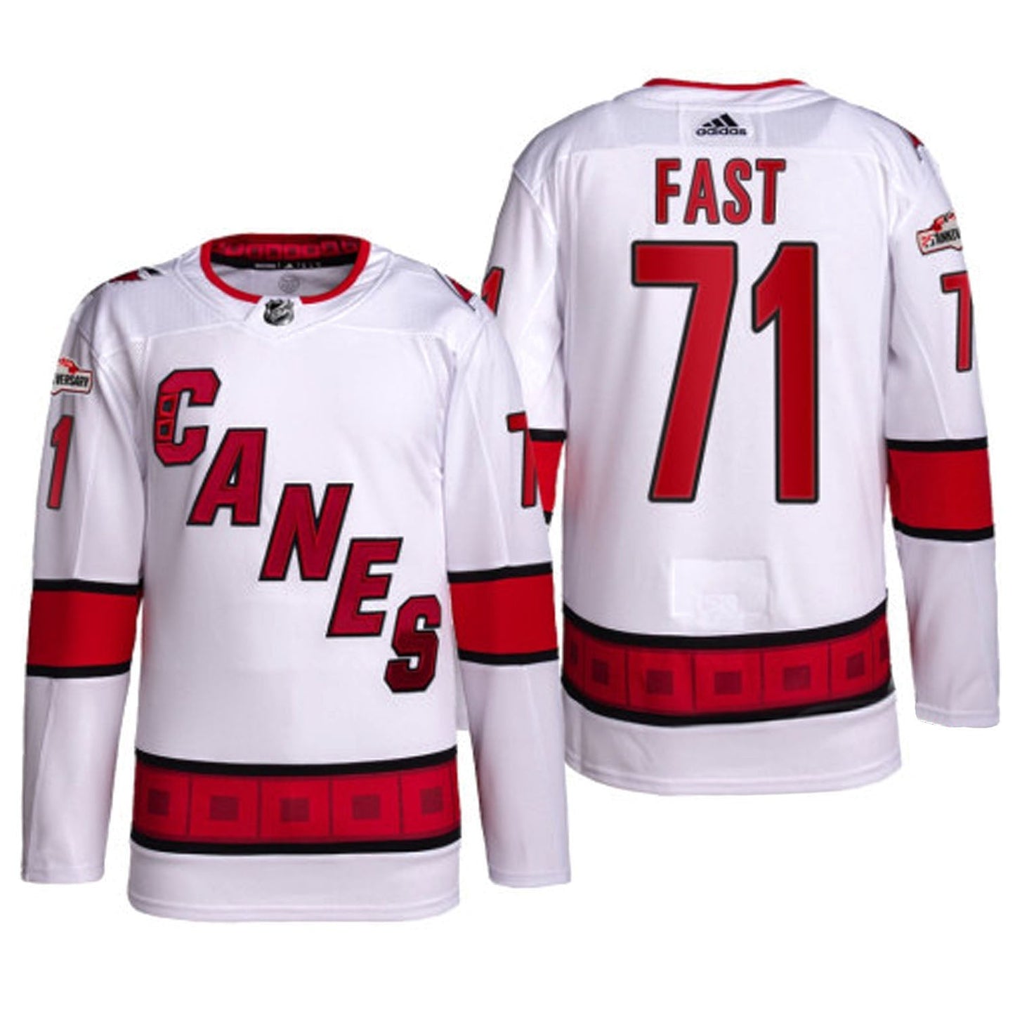 NHL Jesper Fast Carolina Hurricanes 71 Jersey