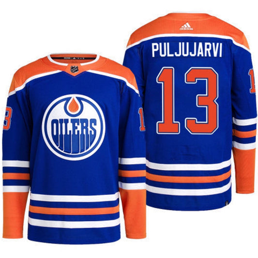 NHL Jesse Puljujarvi Edmonton Oilers 13 Jersey