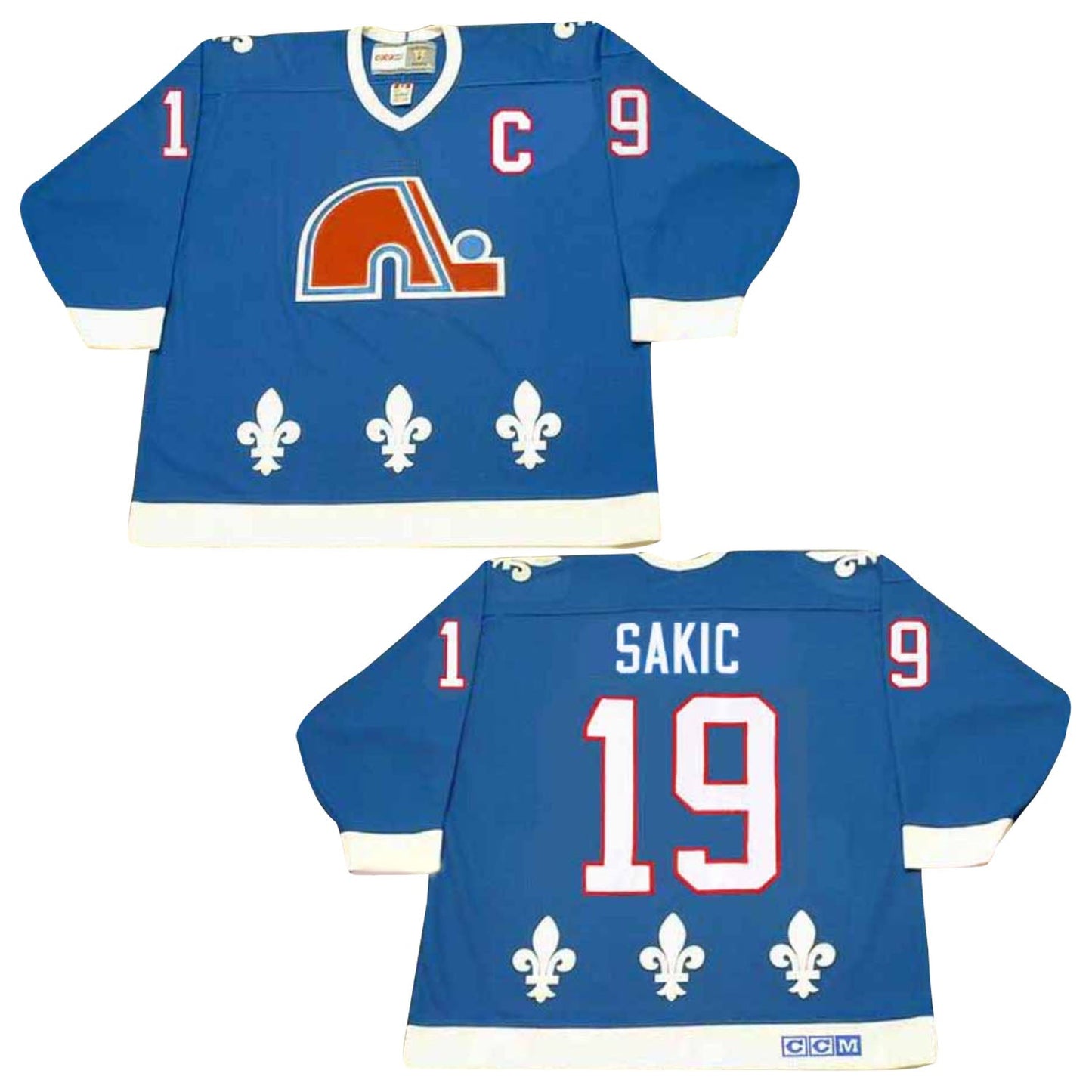 NHL Joe Sakic Quebec Nordiques 19 Jersey