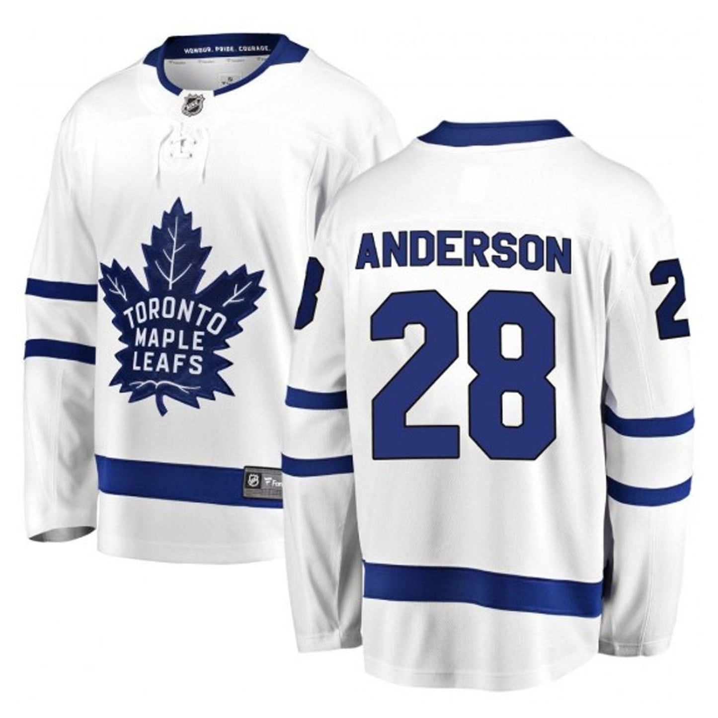 NHL Joey Anderson Toronto Maple Leafs 28 Jersey