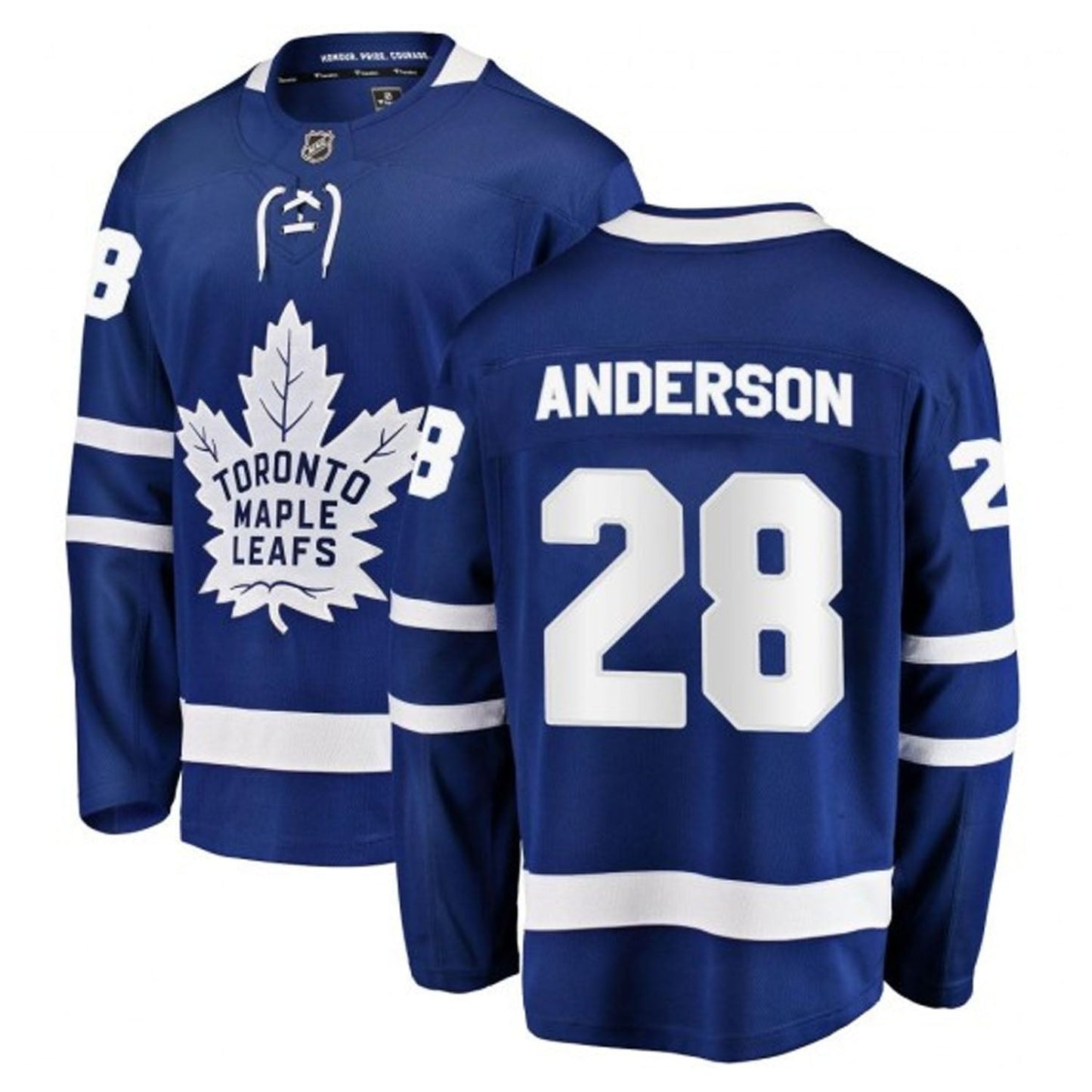 NHL Joey Anderson Toronto Maple Leafs 28 Jersey