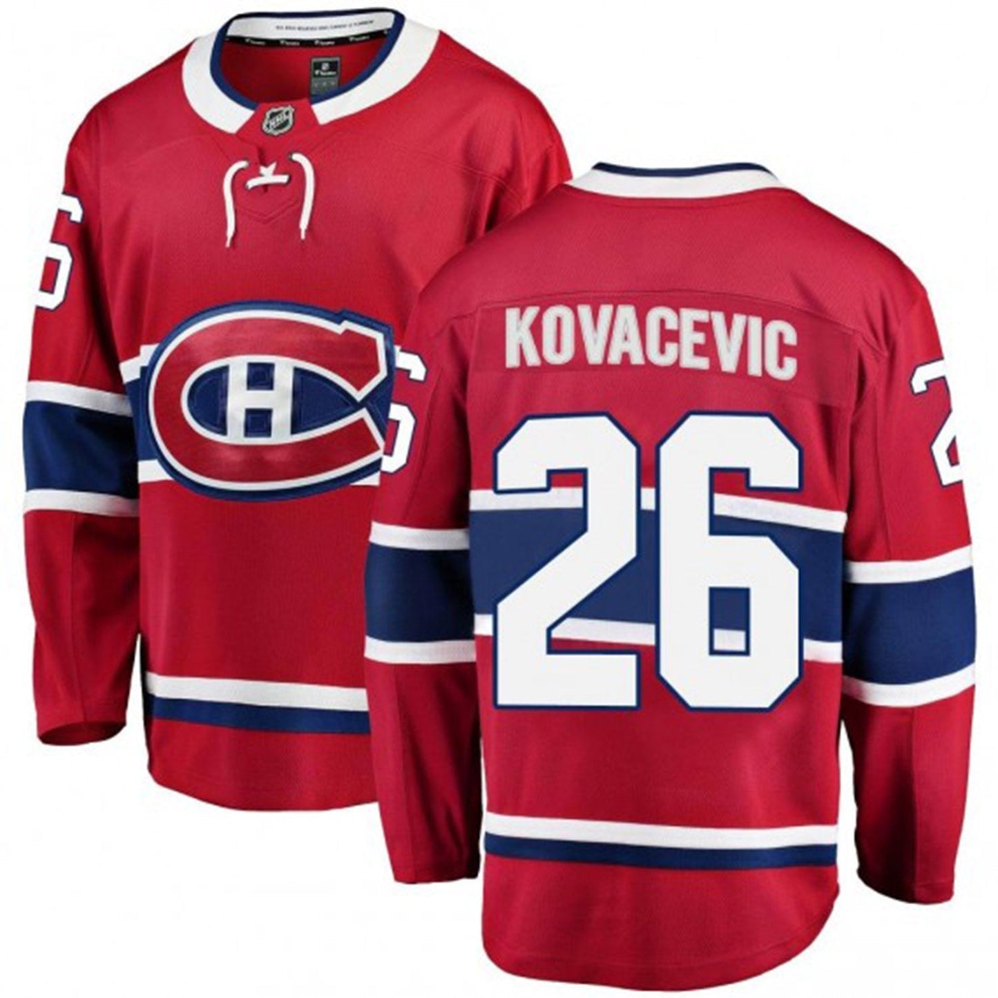 NHL Johnathan Kovacevic Montreal Canadiens 26 Jersey