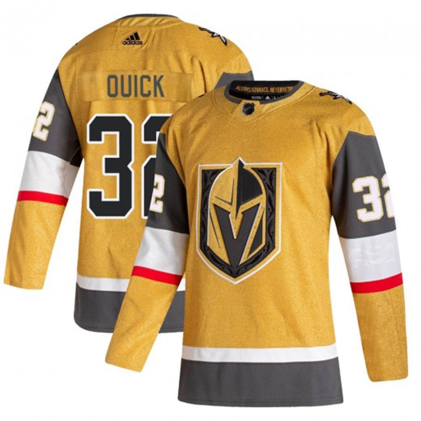 NHL Jonathan Quick Vegas Golden Knights 32 Jersey