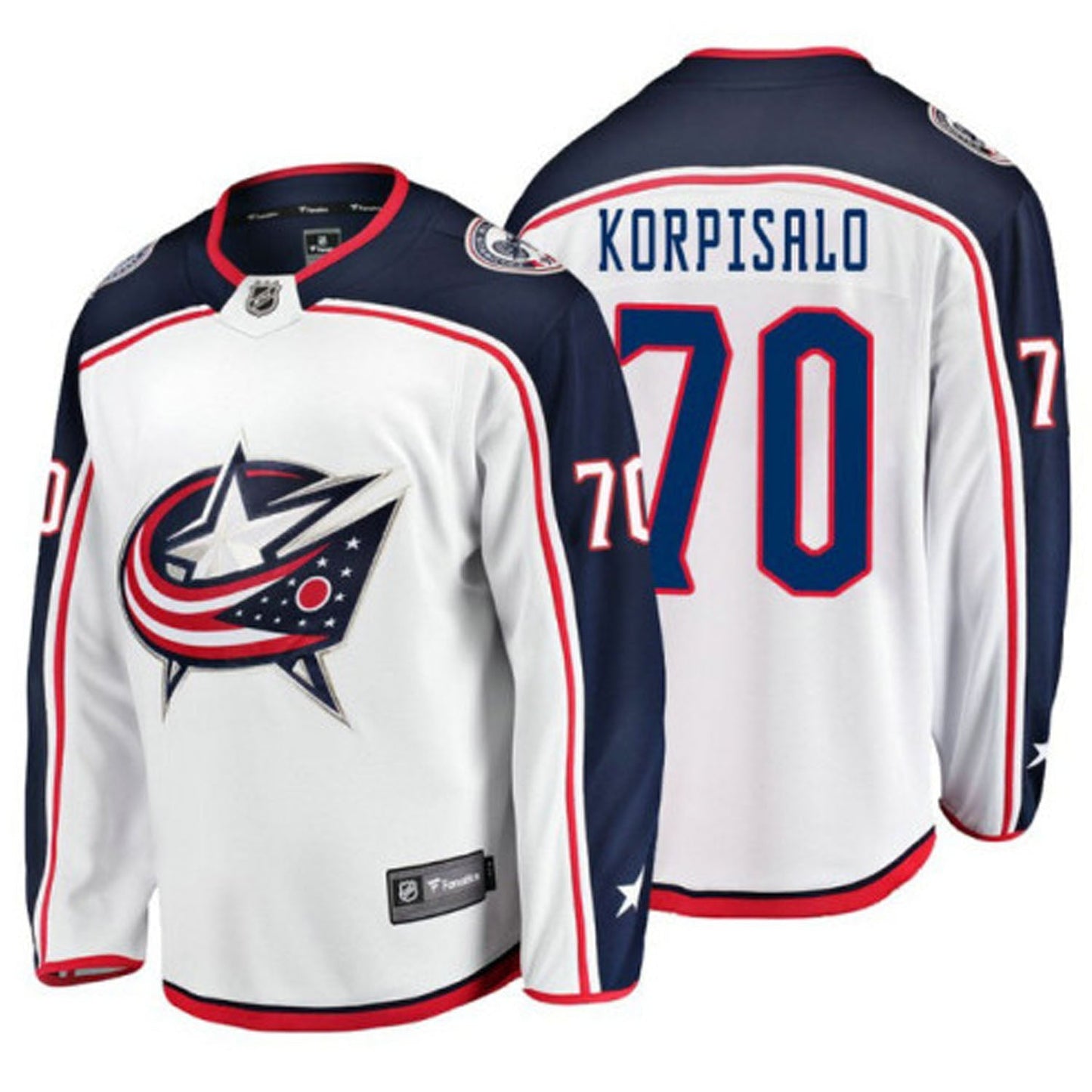 NHL Joonas Korpisalo Columbus Blue Jackets 70 Jersey