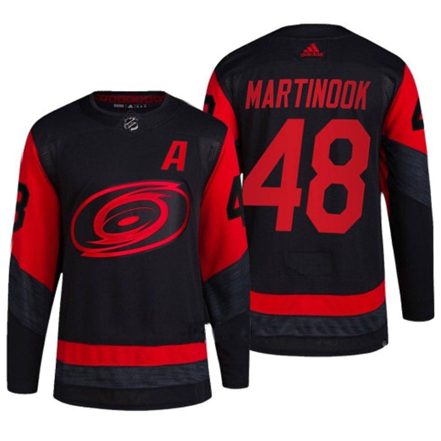 NHL Jordan Martinook Carolina Hurricanes 48 Jersey