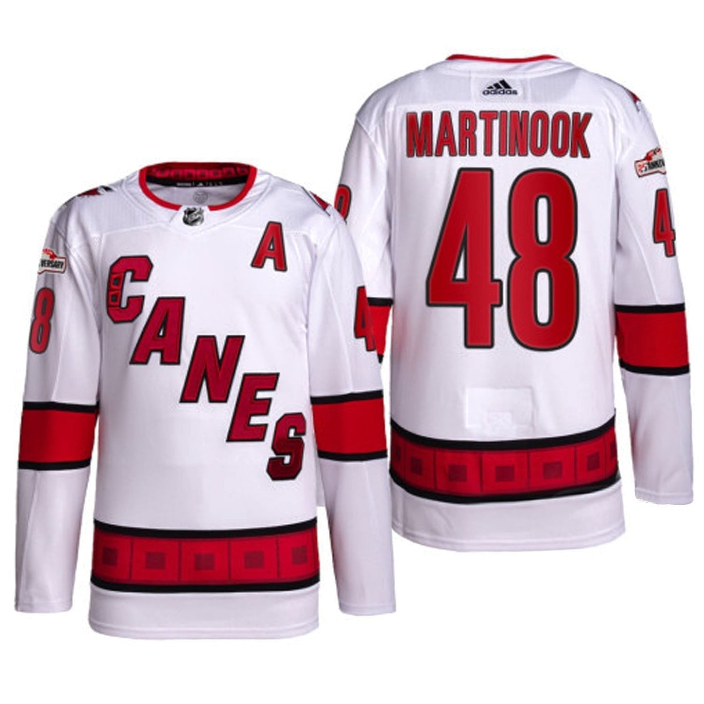 NHL Jordan Martinook Carolina Hurricanes 48 Jersey