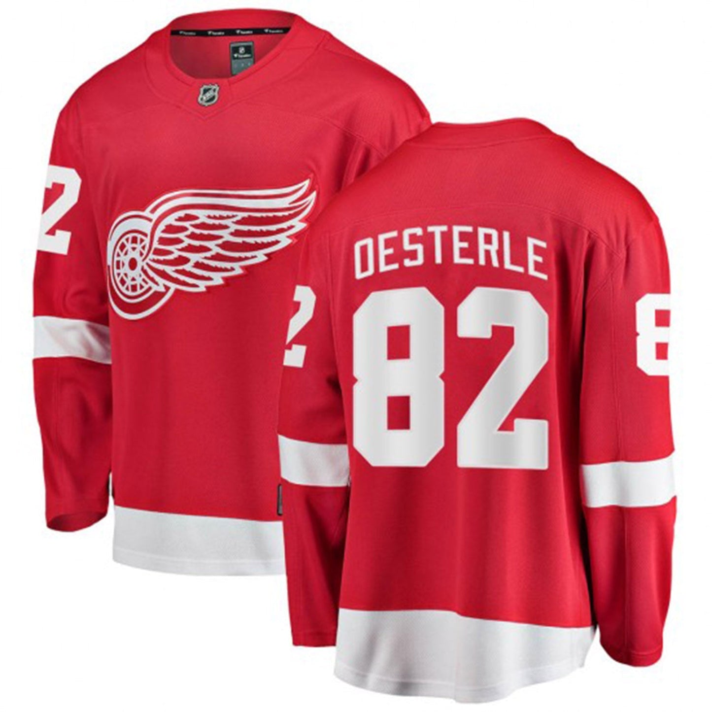 NHL Jordan Oesterle Detroit Red Wings 82 Jersey