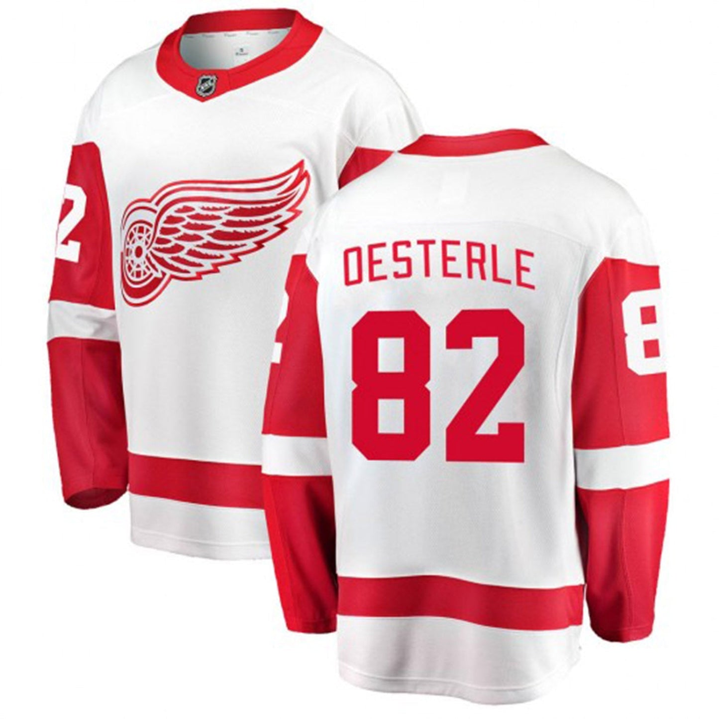 NHL Jordan Oesterle Detroit Red Wings 82 Jersey