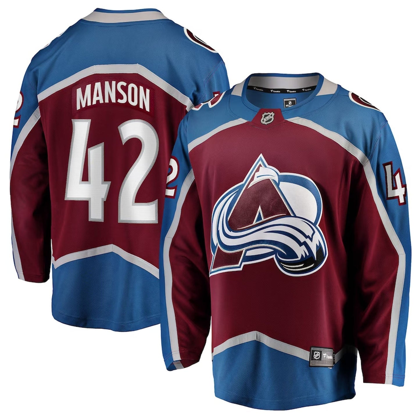 NHL Josh Manson Colorado Avalanche 42 Jersey