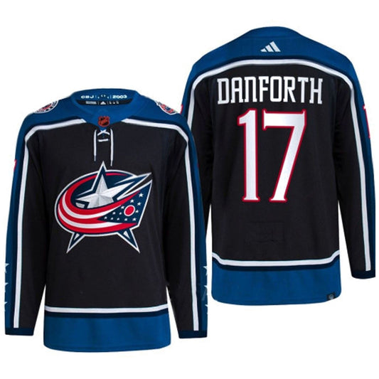 NHL Justin Danforth Columbus Blue Jackets 17 Jersey