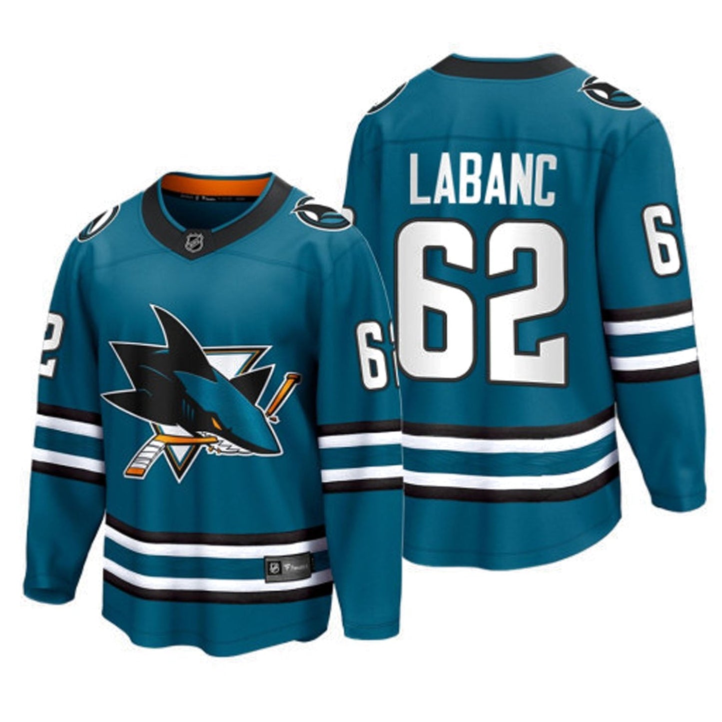 NHL Kevin Labanc San Jose Sharks 62 Jersey