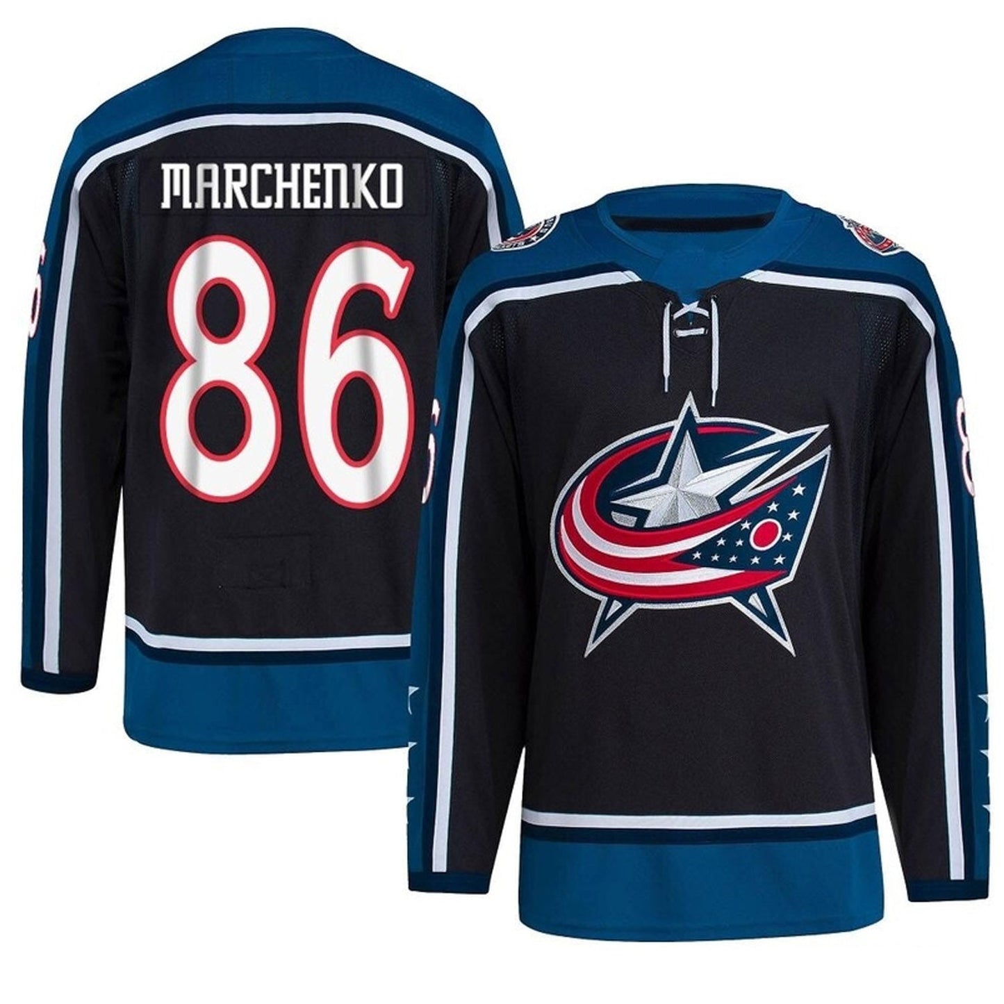 NHL Kirill Marchenko Columbus Blue Jackets 86 Jersey