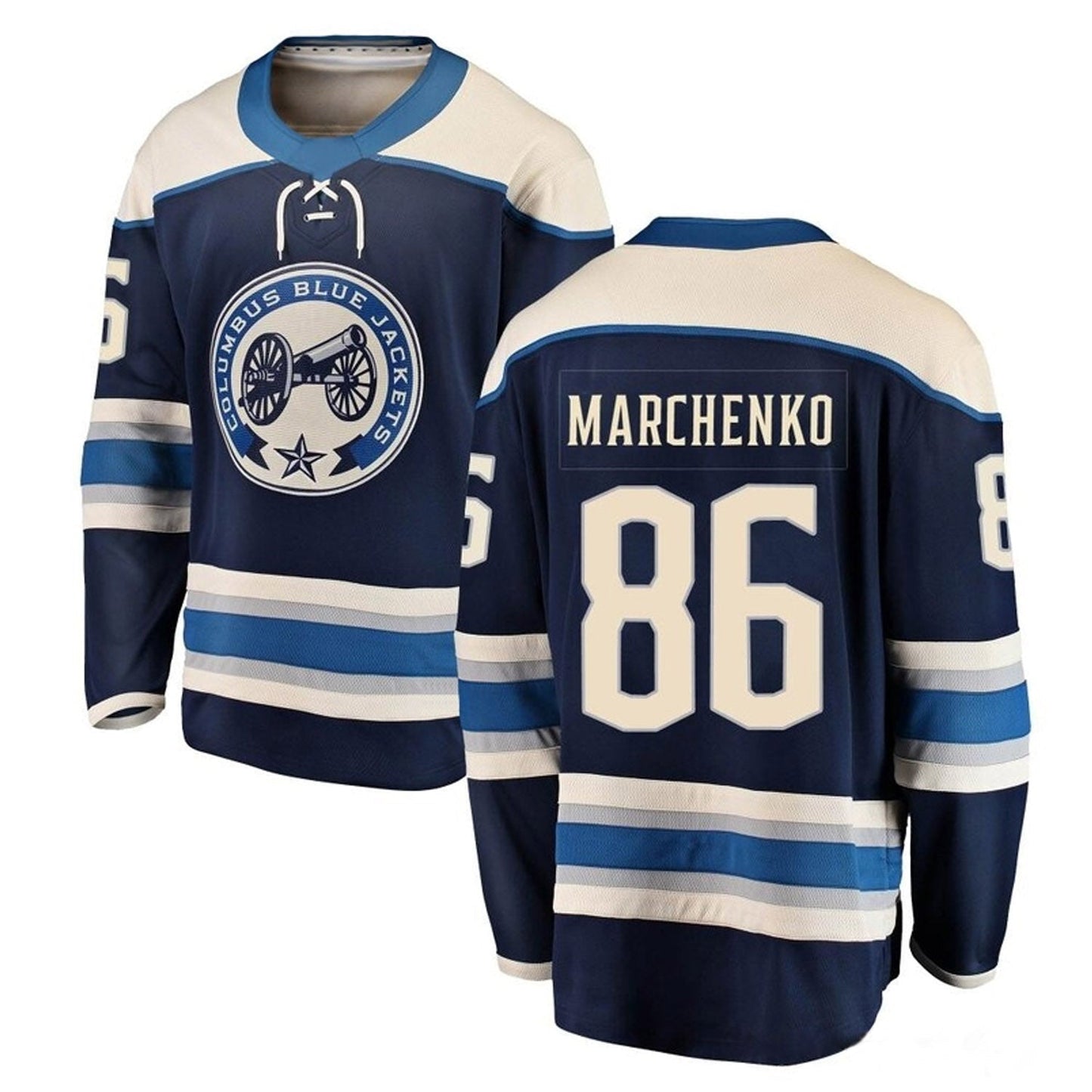 NHL Kirill Marchenko Columbus Blue Jackets 86 Jersey