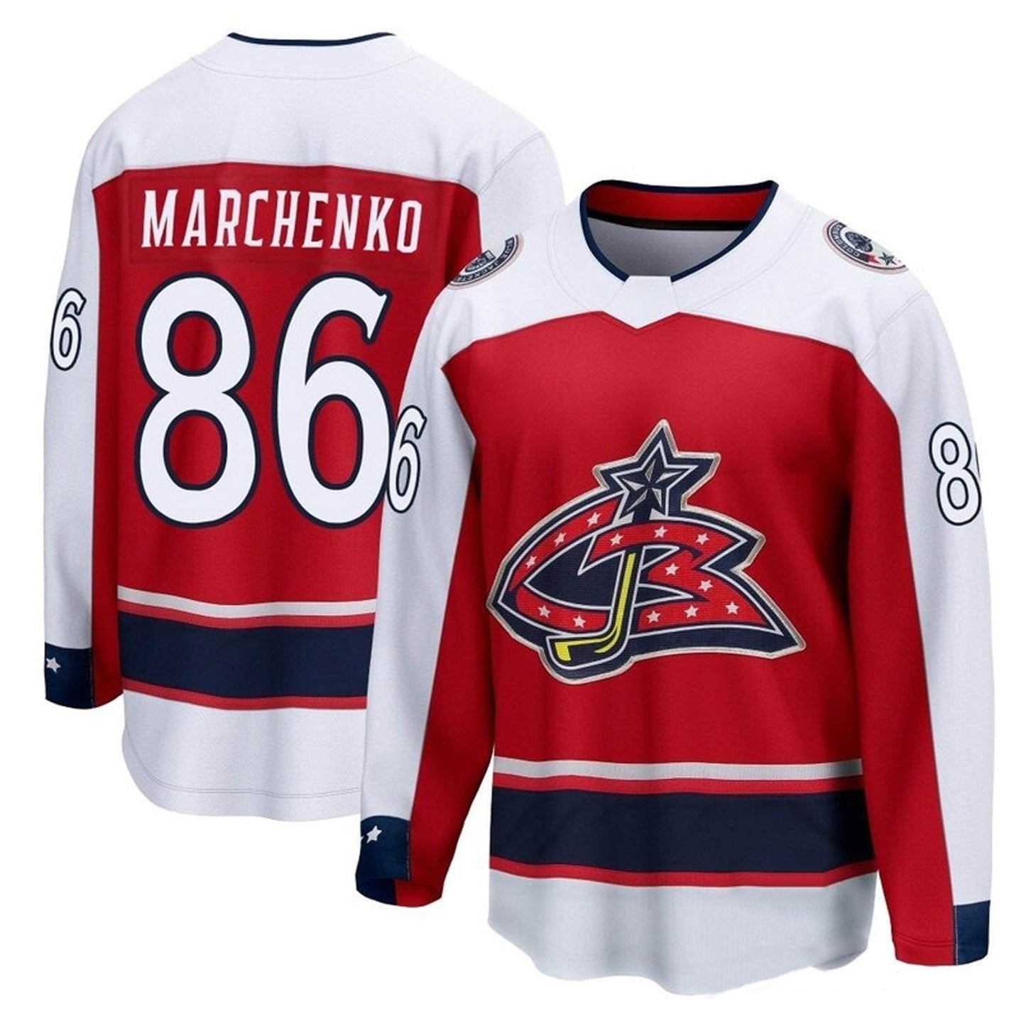 NHL Kirill Marchenko Columbus Blue Jackets 86 Jersey