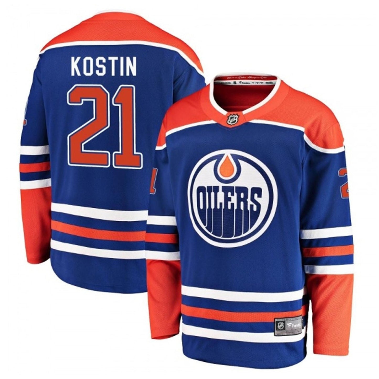 NHL Klim Kostin Edmonton Oilers 21 Jersey