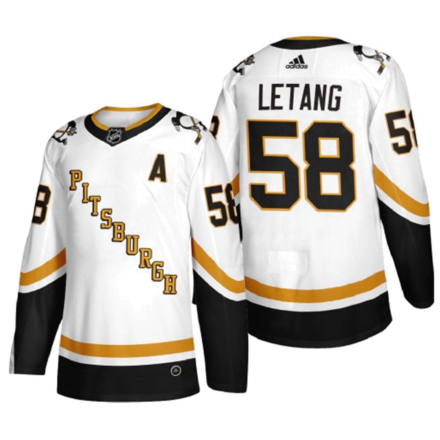 NHL Kris Letang Pittsburgh Penguins 58 Jersey