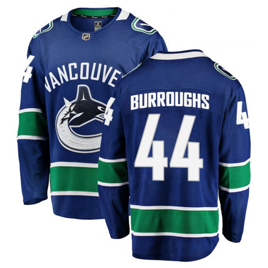 NHL Kyle Burroughs Vancouver Canucks 44 Jersey