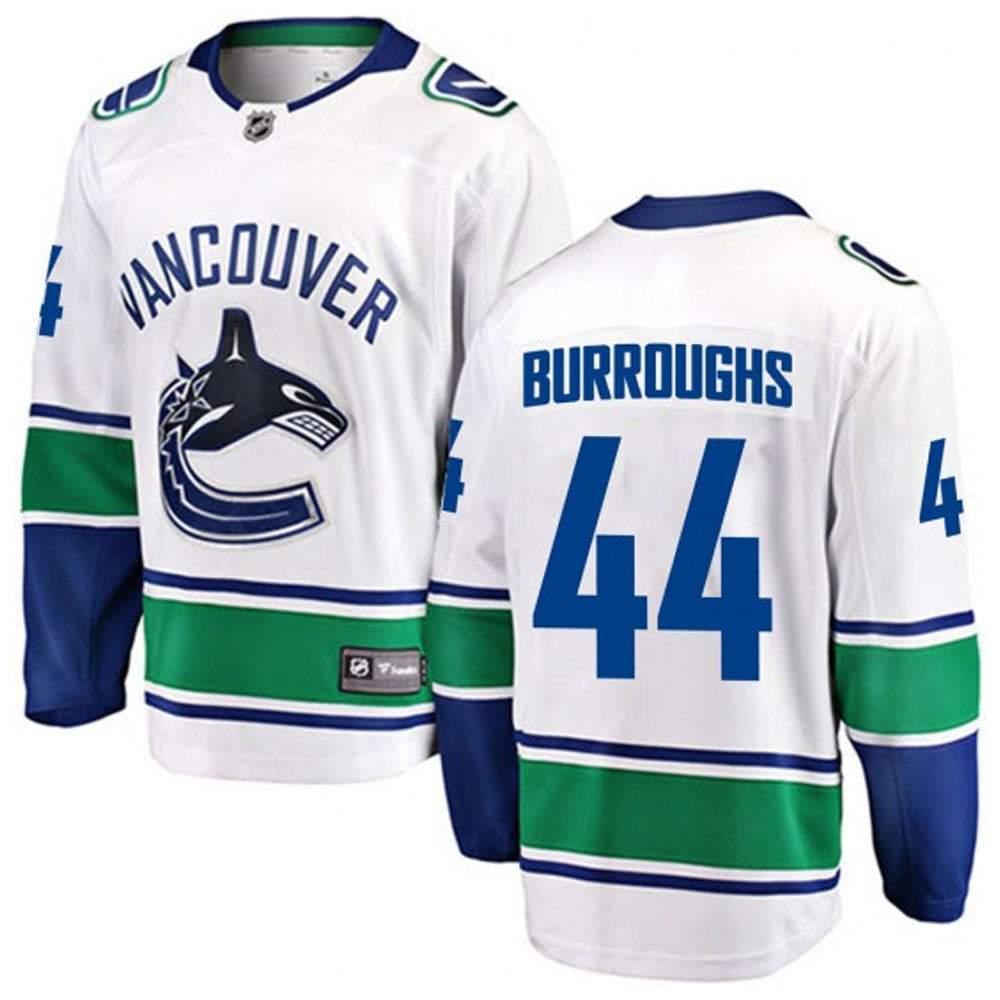 NHL Kyle Burroughs Vancouver Canucks 44 Jersey