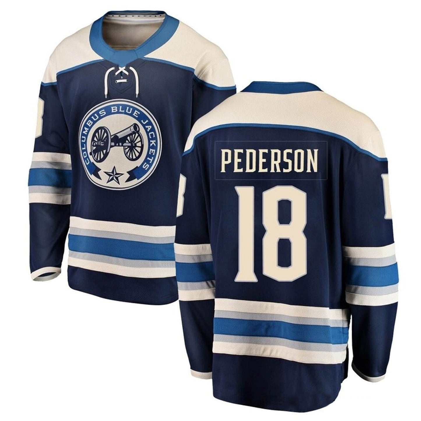 NHL Lane Pederson Columbus Blue Jackets 18 Jersey