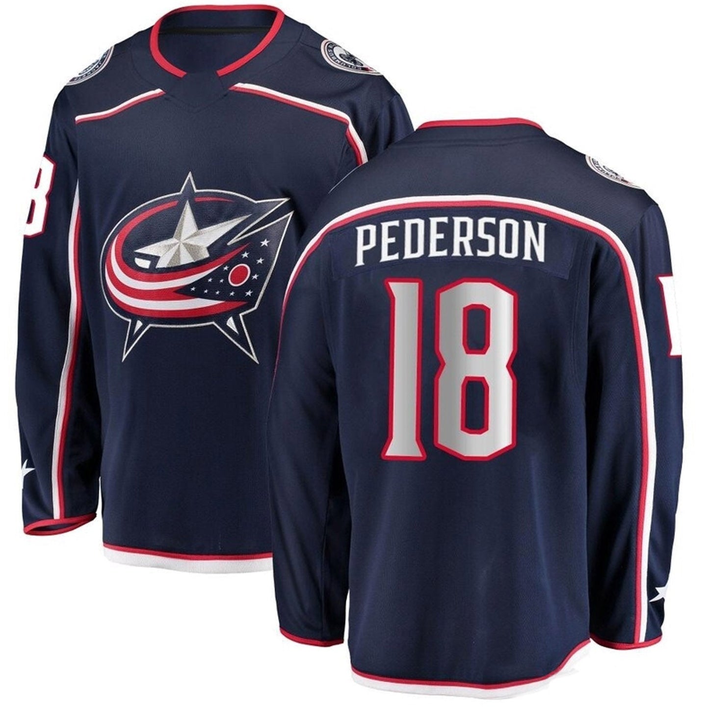 NHL Lane Pederson Columbus Blue Jackets 18 Jersey