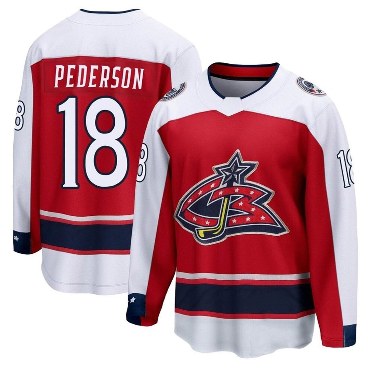 NHL Lane Pederson Columbus Blue Jackets 18 Jersey