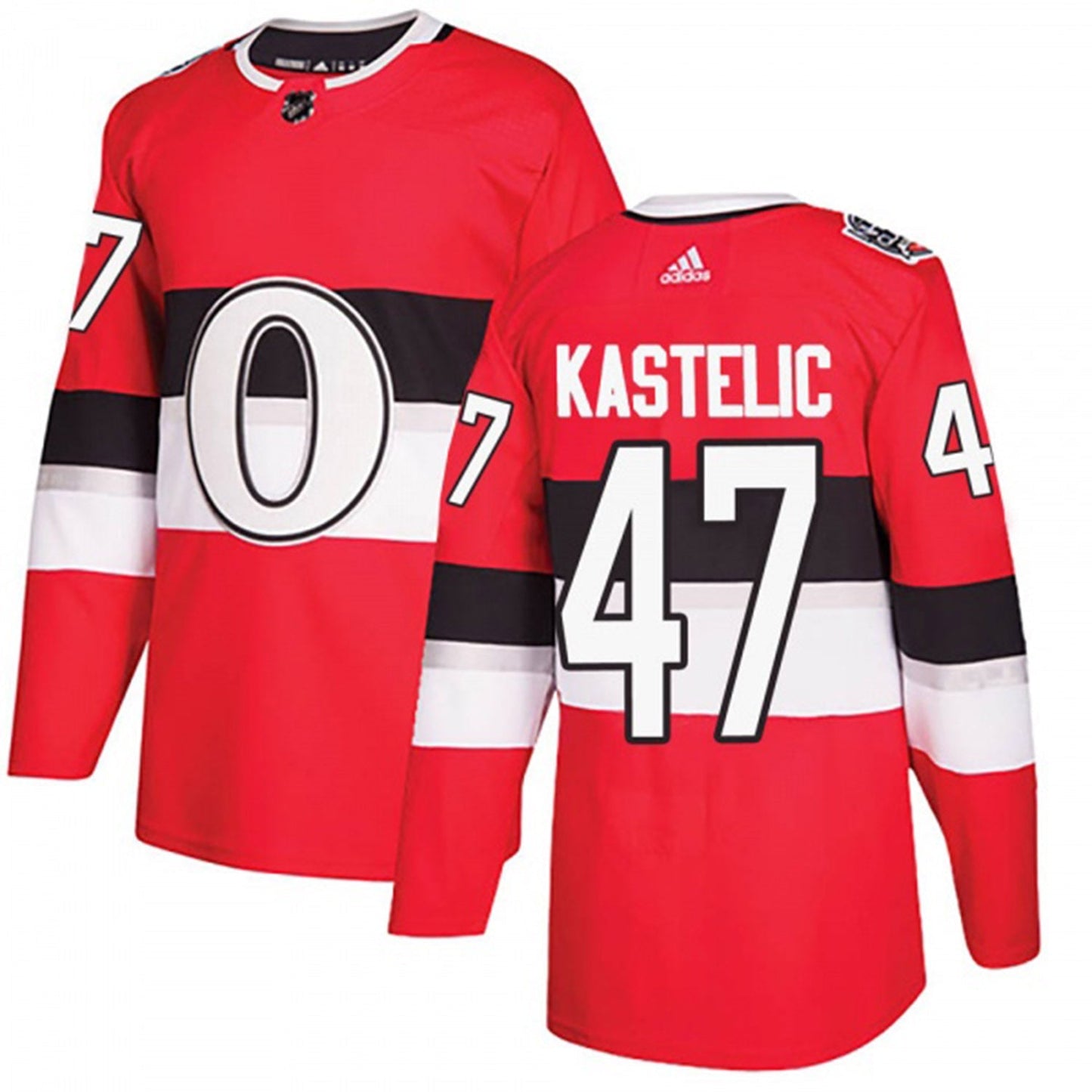 NHL Mark Kastelic Ottawa Senators 47 Jersey