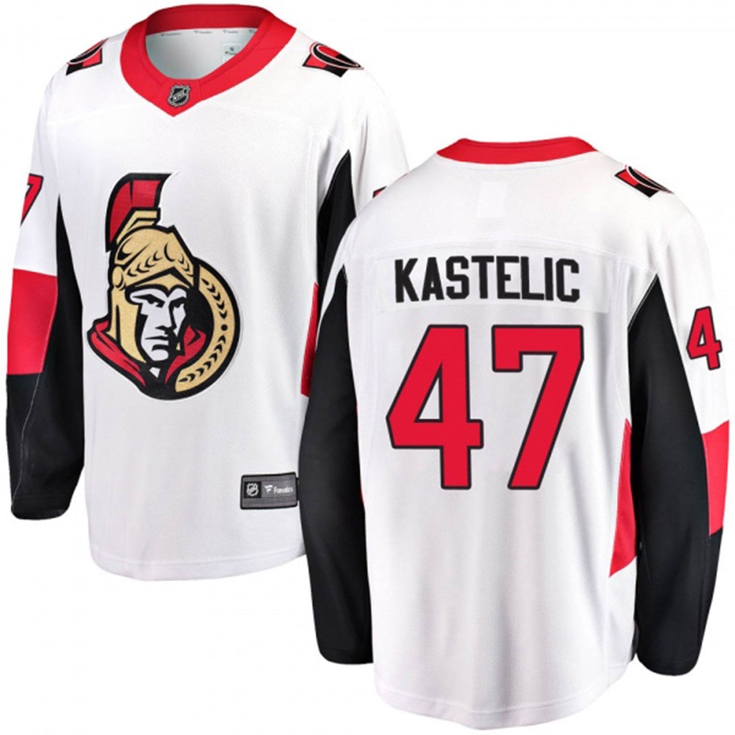 NHL Mark Kastelic Ottawa Senators 47 Jersey