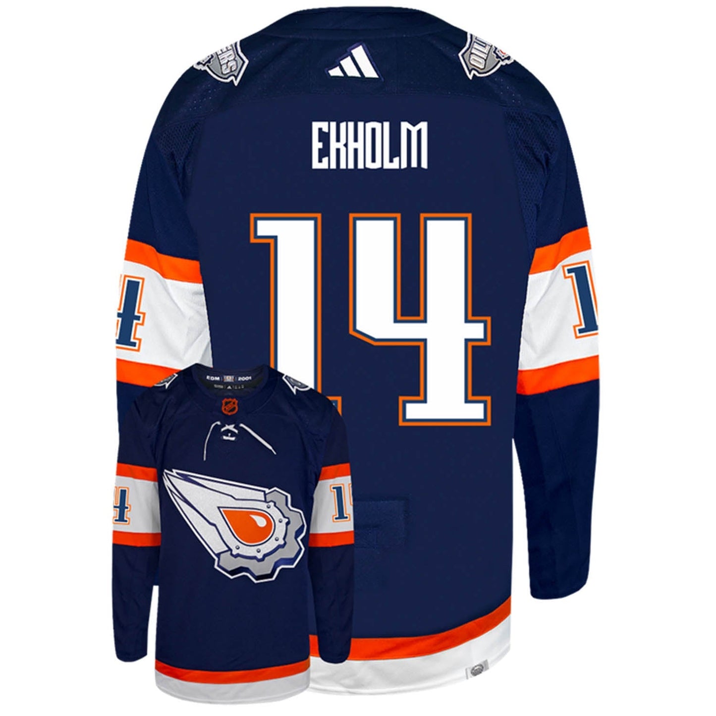 NHL Mattias Ekholm Edmonton Oilers 14 Jersey