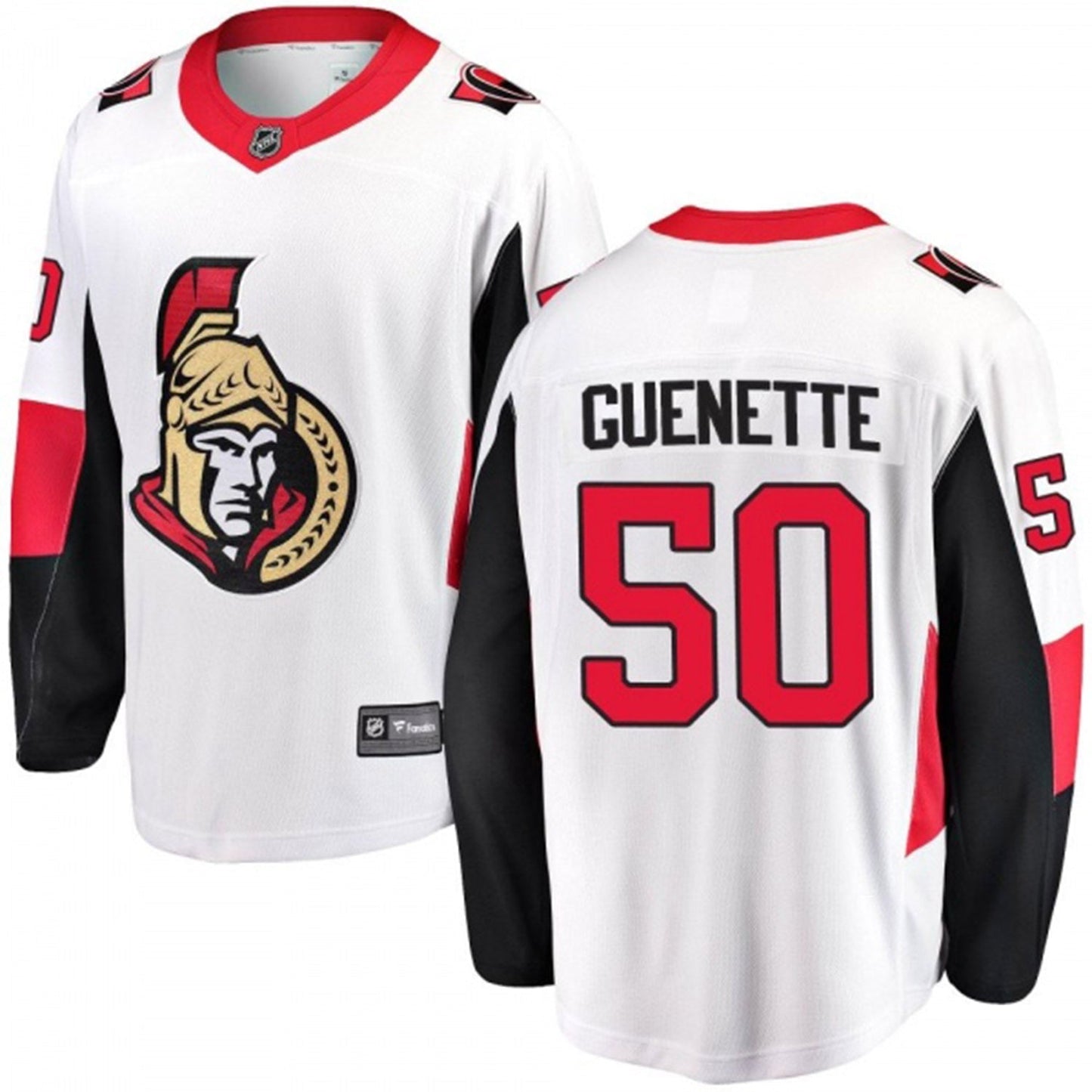 NHL Maxence Guenette Chicago Blackhawks 50 Jersey