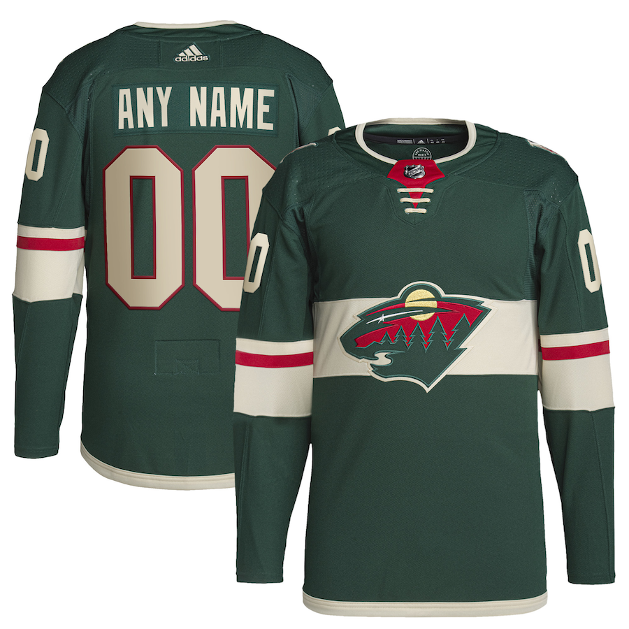 NHL Minnesota Wild Custom Jersey